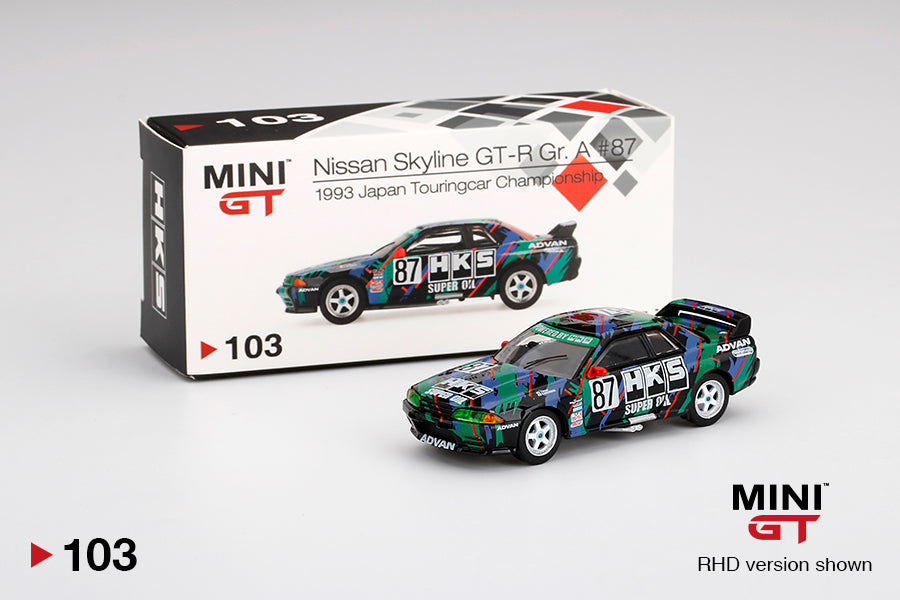 (MGT00103) - Nissan Skyline GT-R (R32) Gr. A #87 HKS (Box Version)
