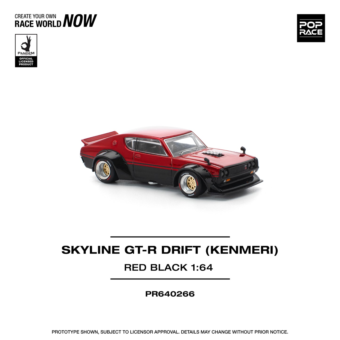 (Pre-Order) (PR640266) KPGC110 KENMERI - RED/BLACK