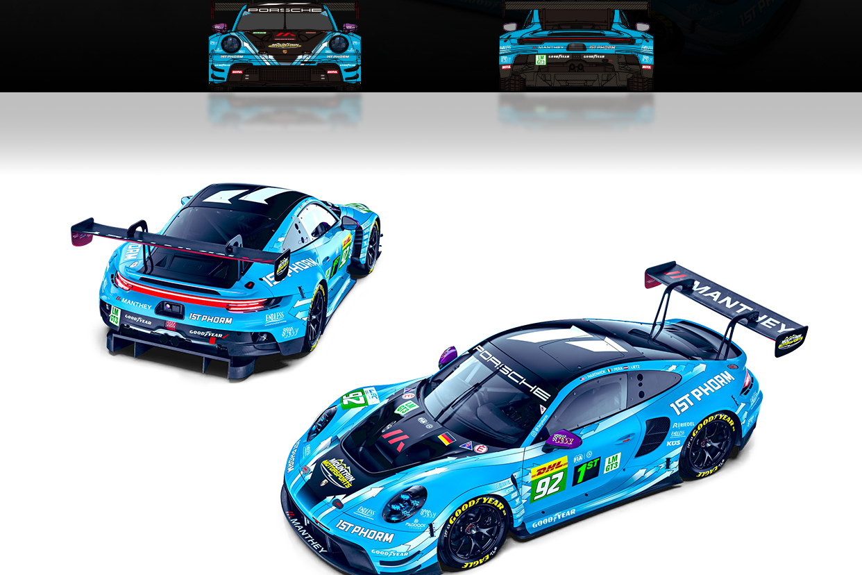 241084(H) 911 GT3 R LeMan 24H 2025 #92