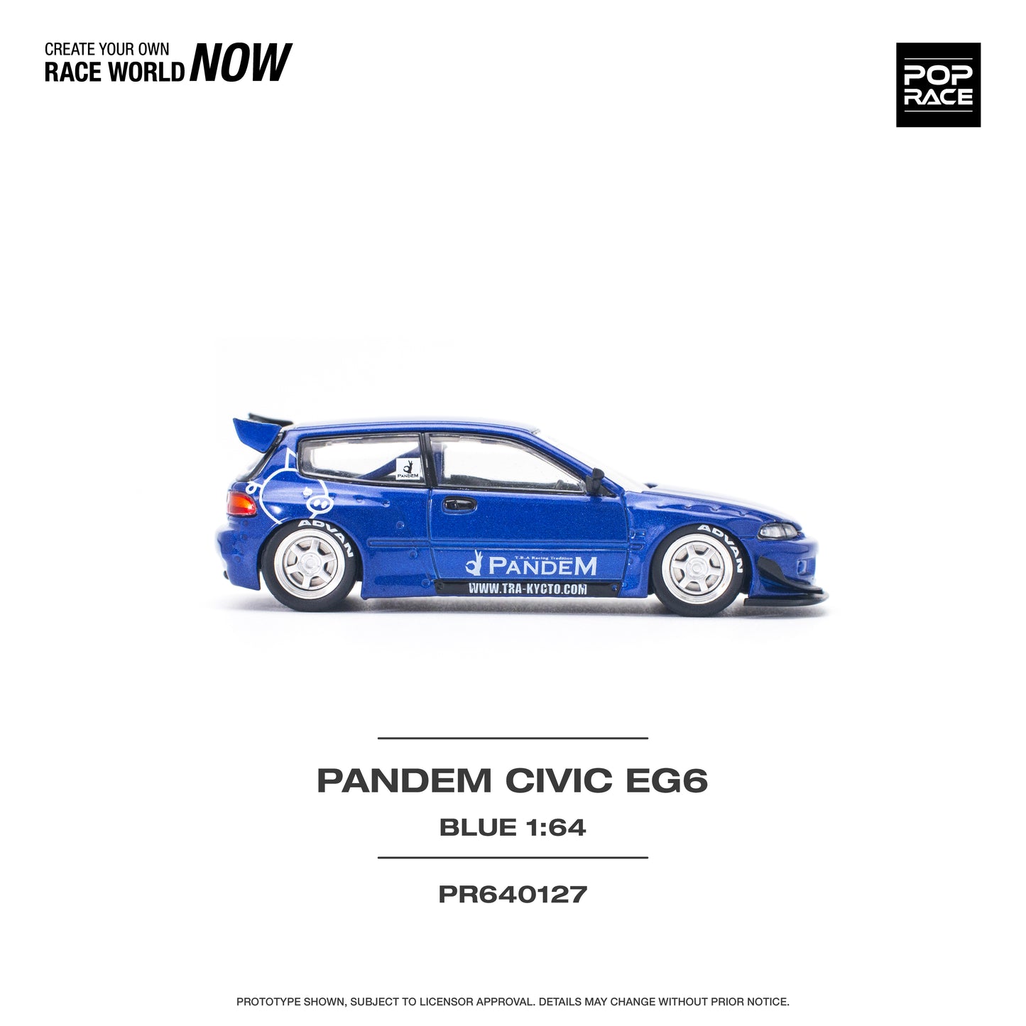 (PR640127) - Pandem Honda Civic EG6 v15 Metallic Blue