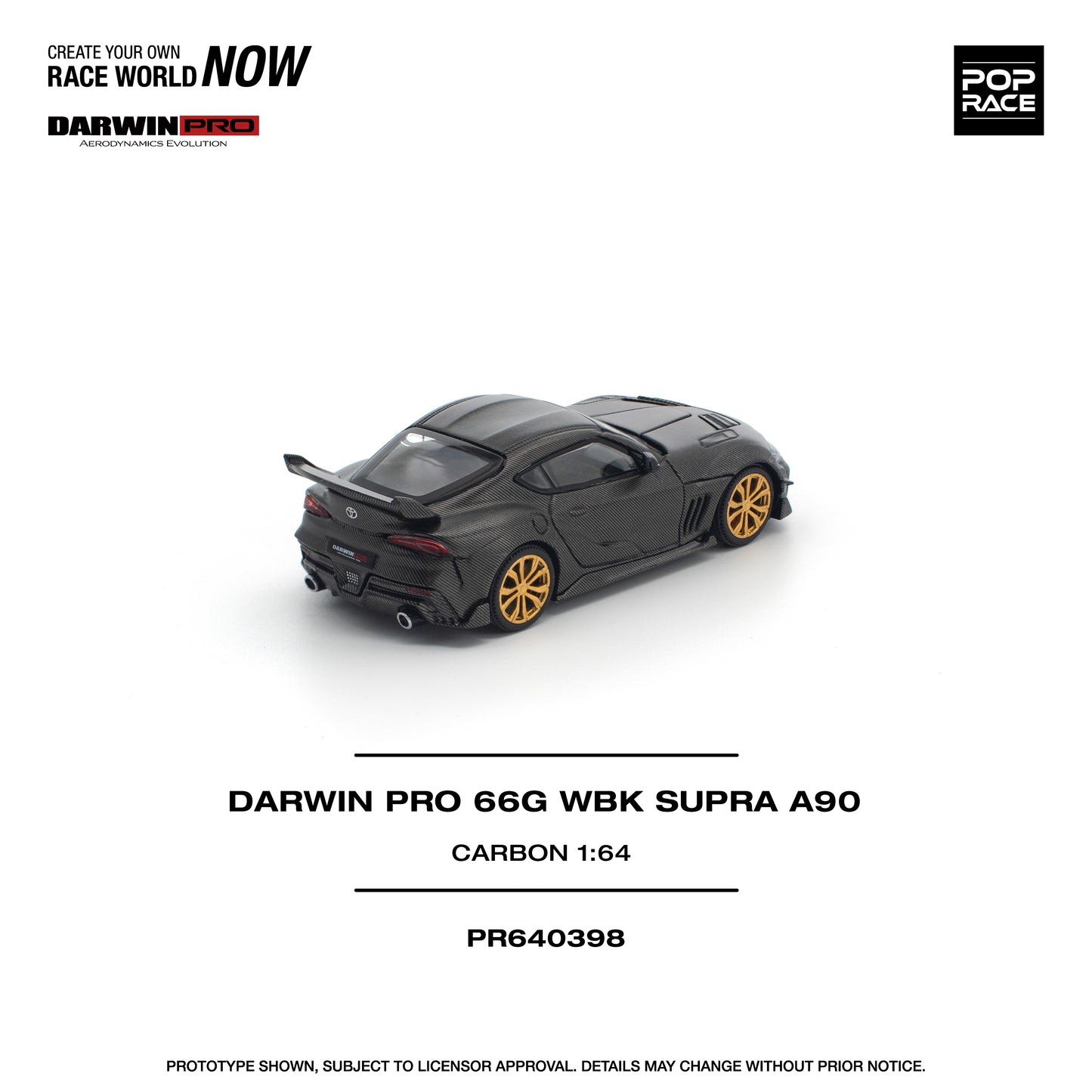 (Pre-Order) (PR640398) DARWIN PRO 66G WBK SUPRA A90 CARBON EDITION