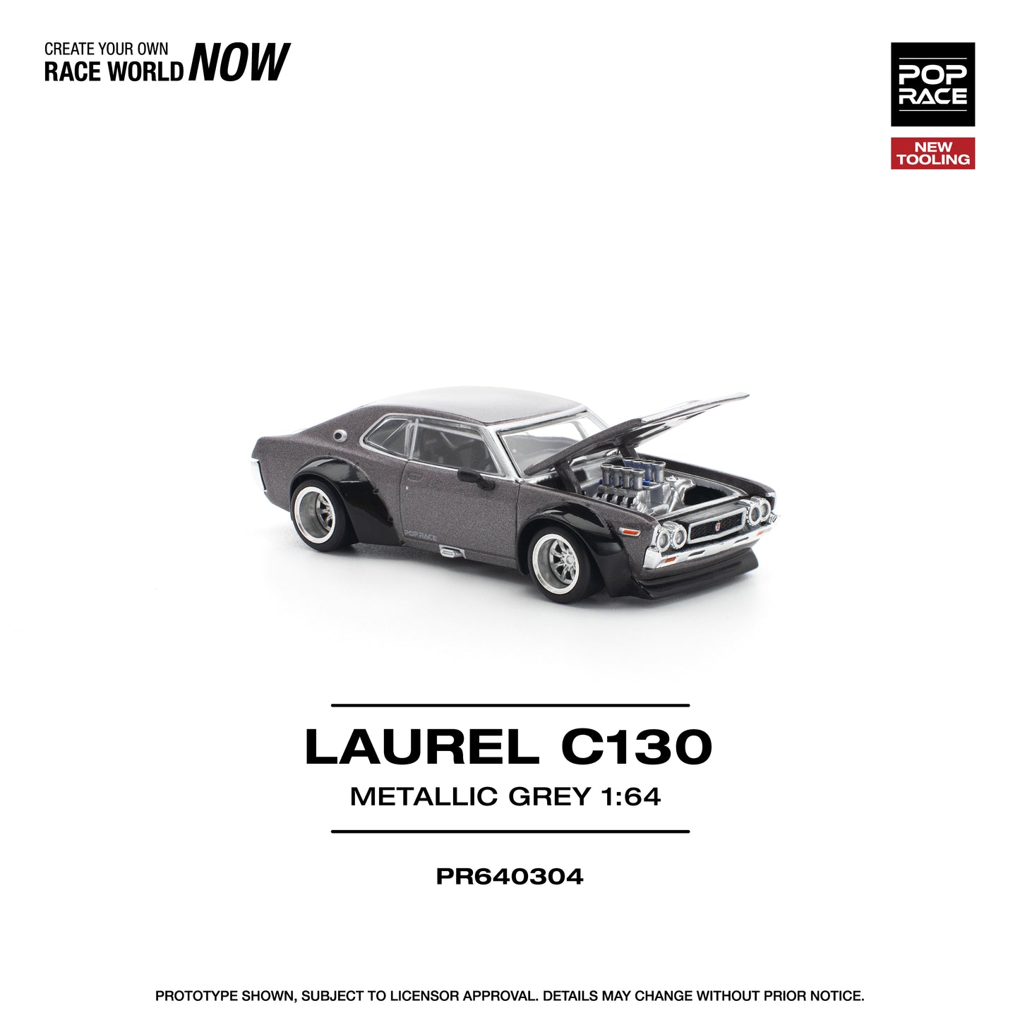 (Pre-Order) (PR640304) LAUREL C130 METALLIC GREY NEW TOOLING