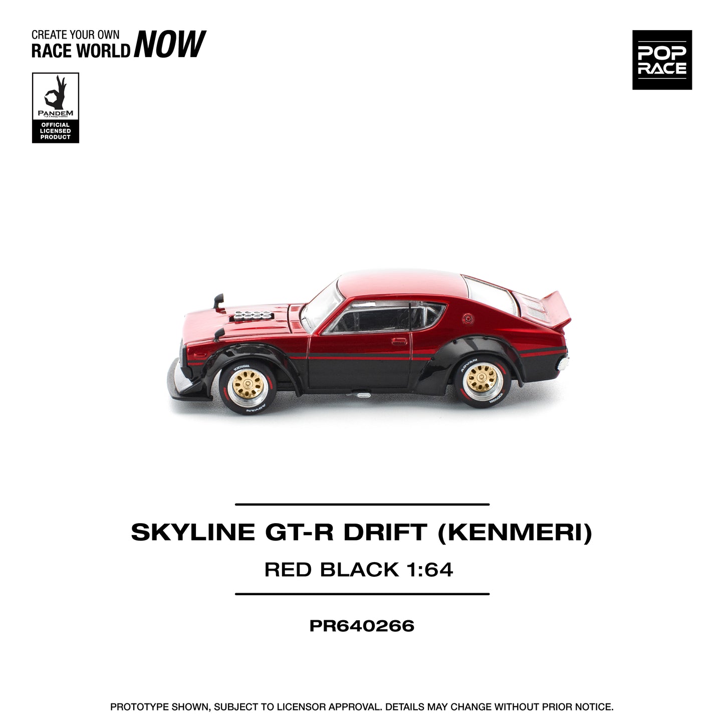 (Pre-Order) (PR640266) KPGC110 KENMERI - RED/BLACK