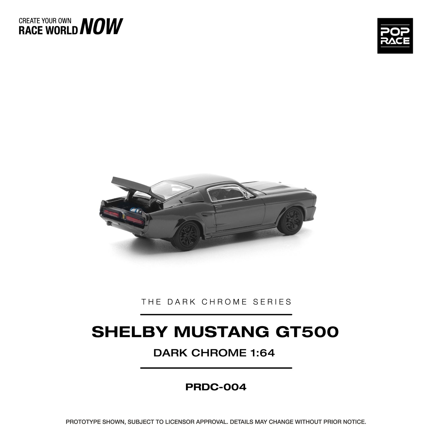 Pre-Order) (PRDC004) SHELBY MUSTANG GT500 DARK CHROME
