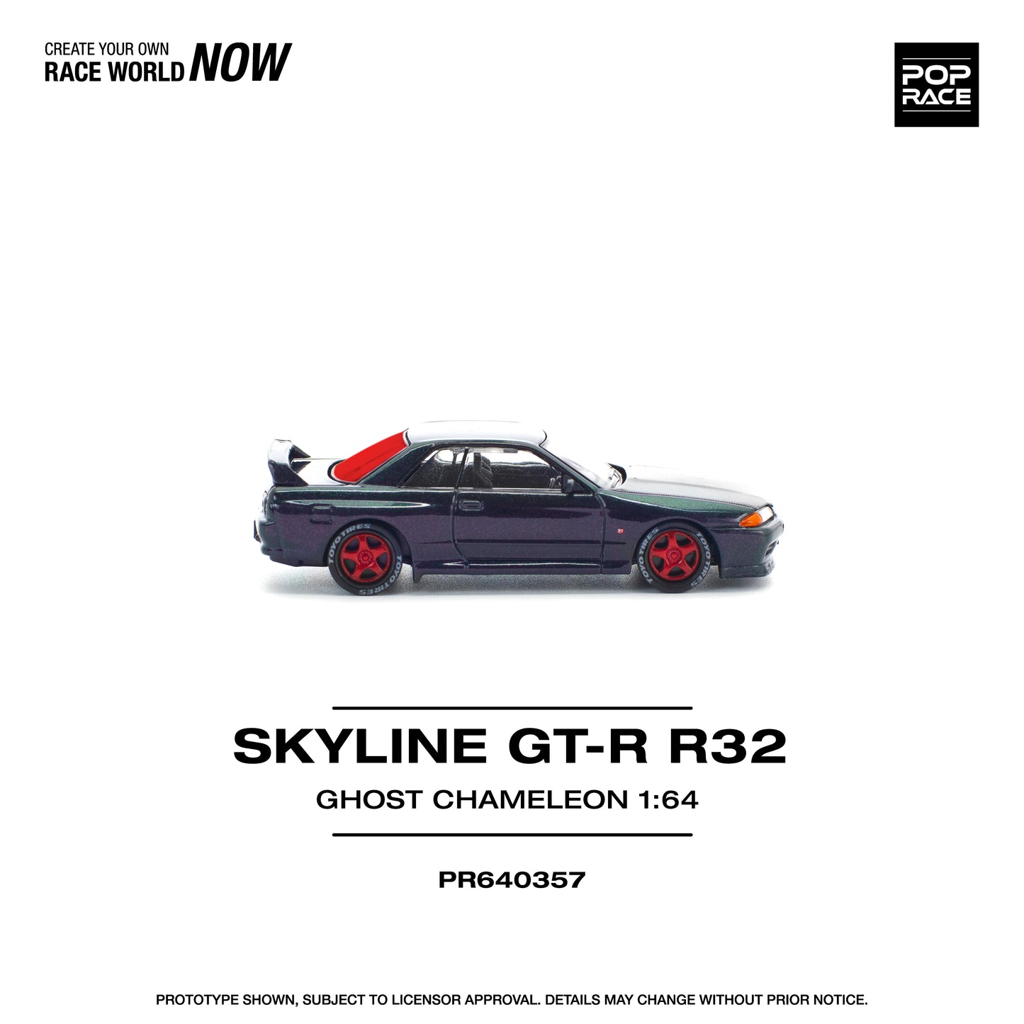 (Pre-Order) (PR640357) SKYLINE GT-R R32 GHOST CHAMELEON