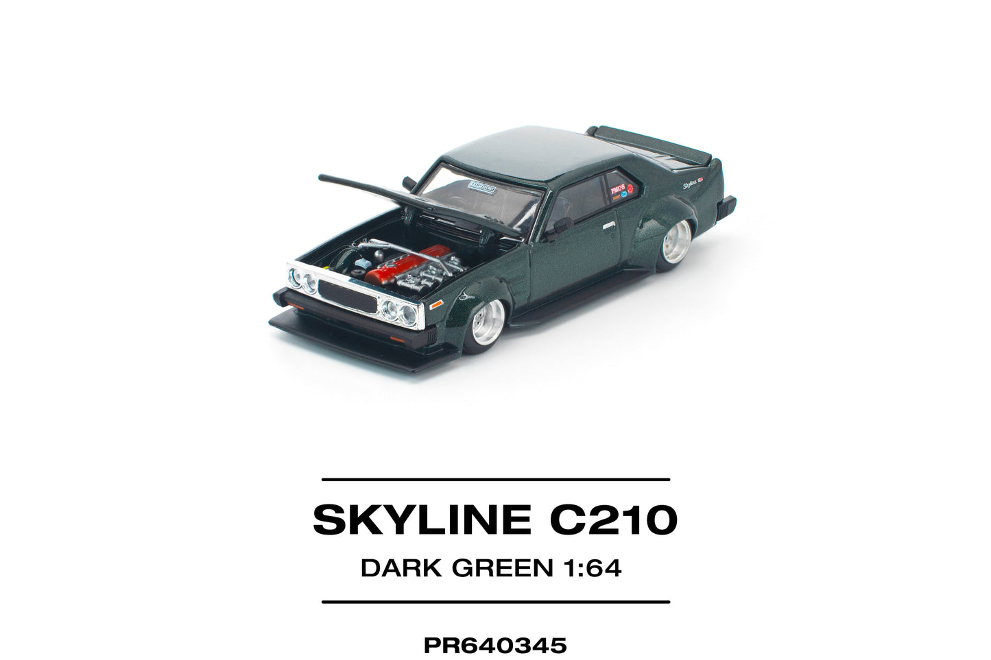 (Pre-Order) (PR640345) SKYLINE C210 DARK GREEN