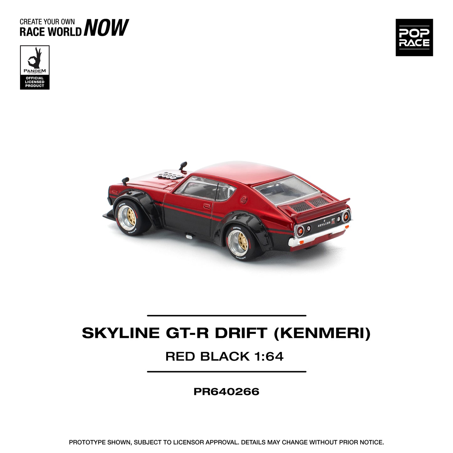 (Pre-Order) (PR640266) KPGC110 KENMERI - RED/BLACK