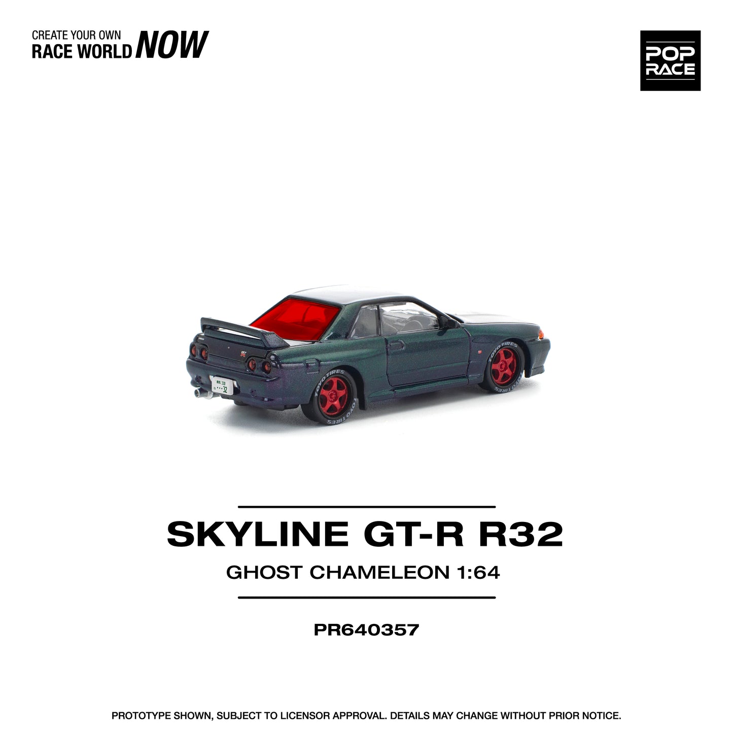(Pre-Order) (PR640357) SKYLINE GT-R R32 GHOST CHAMELEON