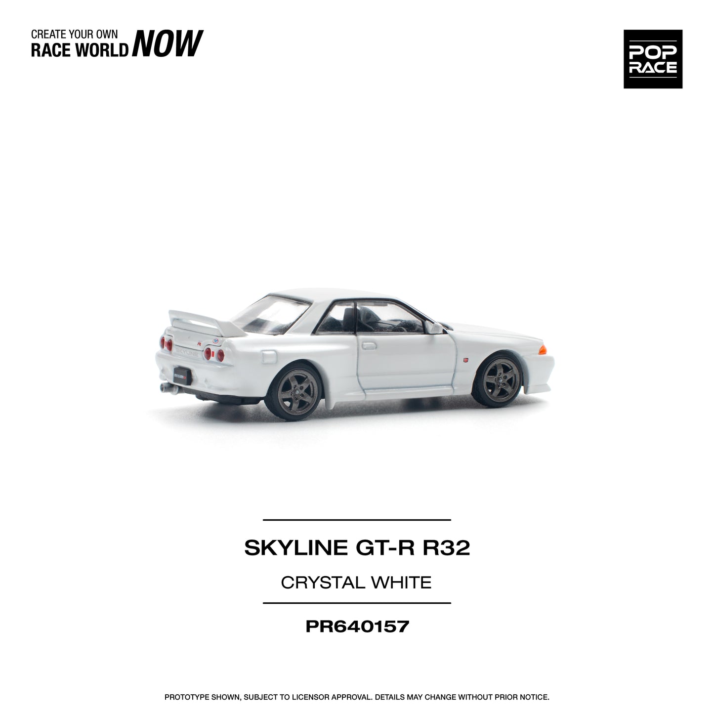 (PR640157) Nissan Skyline GT-R R32 Crystal White