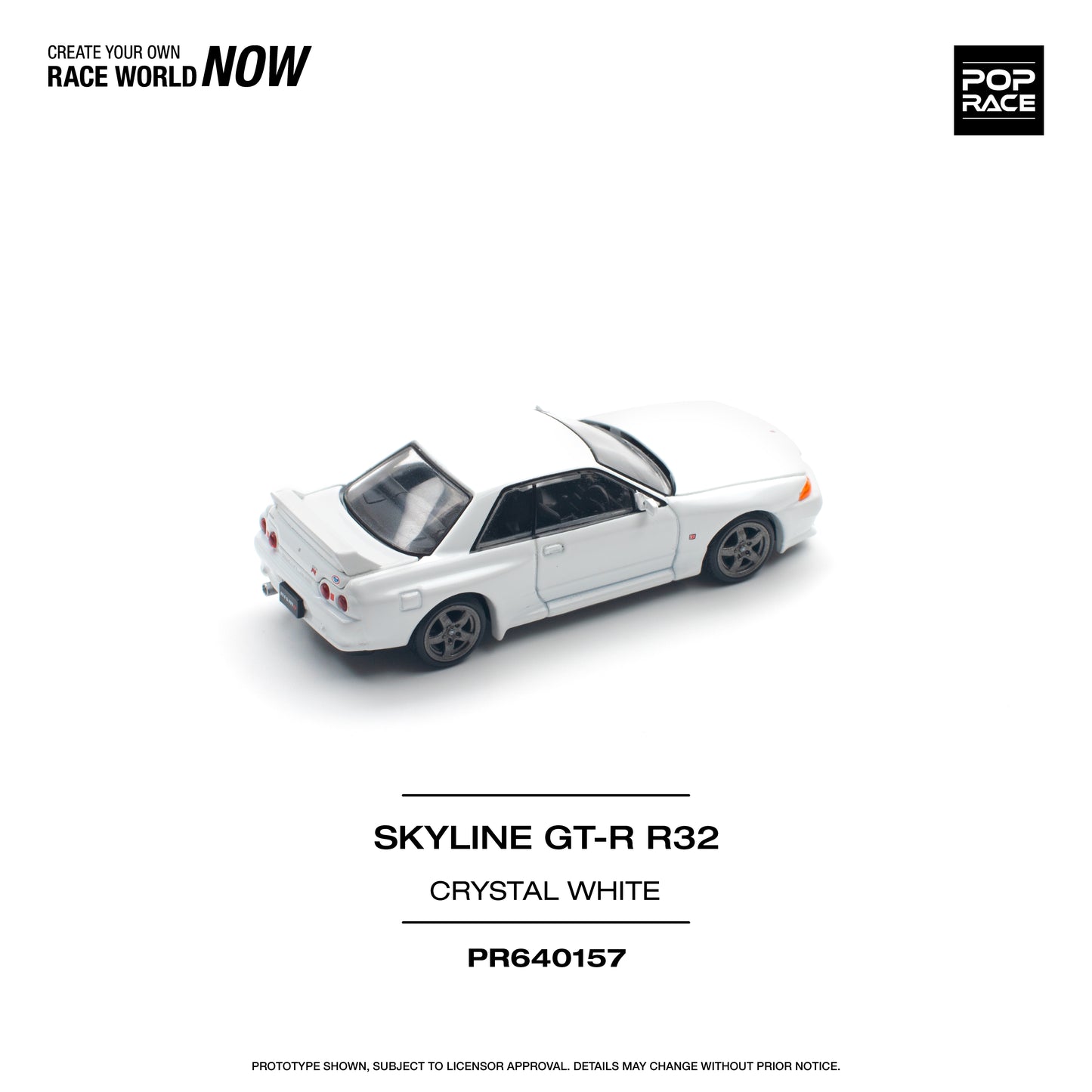 (PR640157) Nissan Skyline GT-R R32 Crystal White