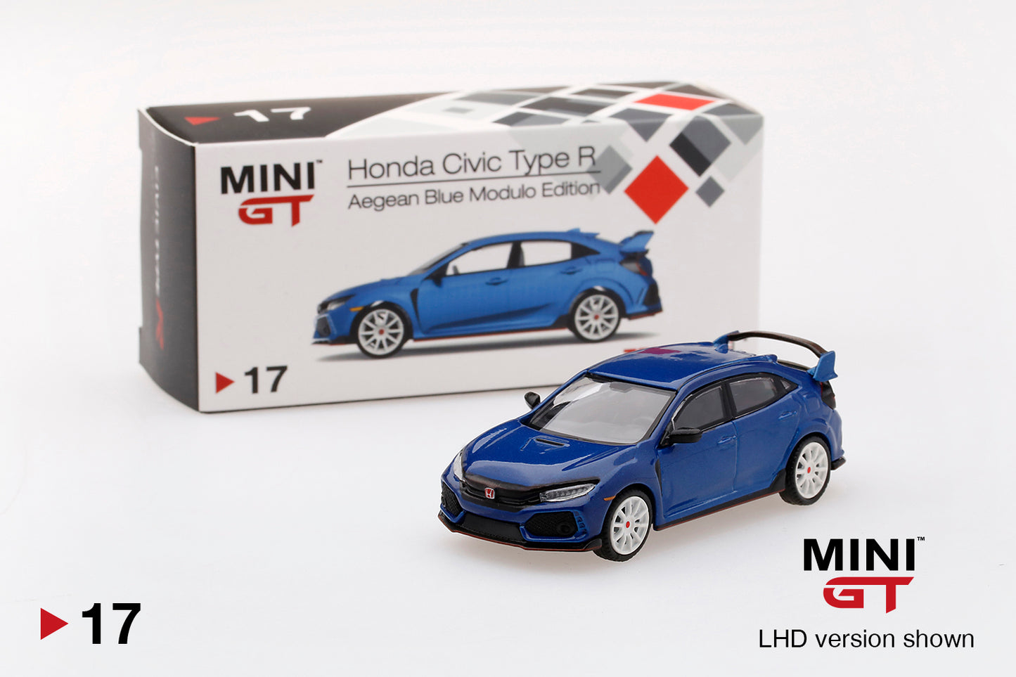 (MGT00017) - Honda Civic Type R (FK8) Aegean Blue Modulo Edition (OPEN MINT)