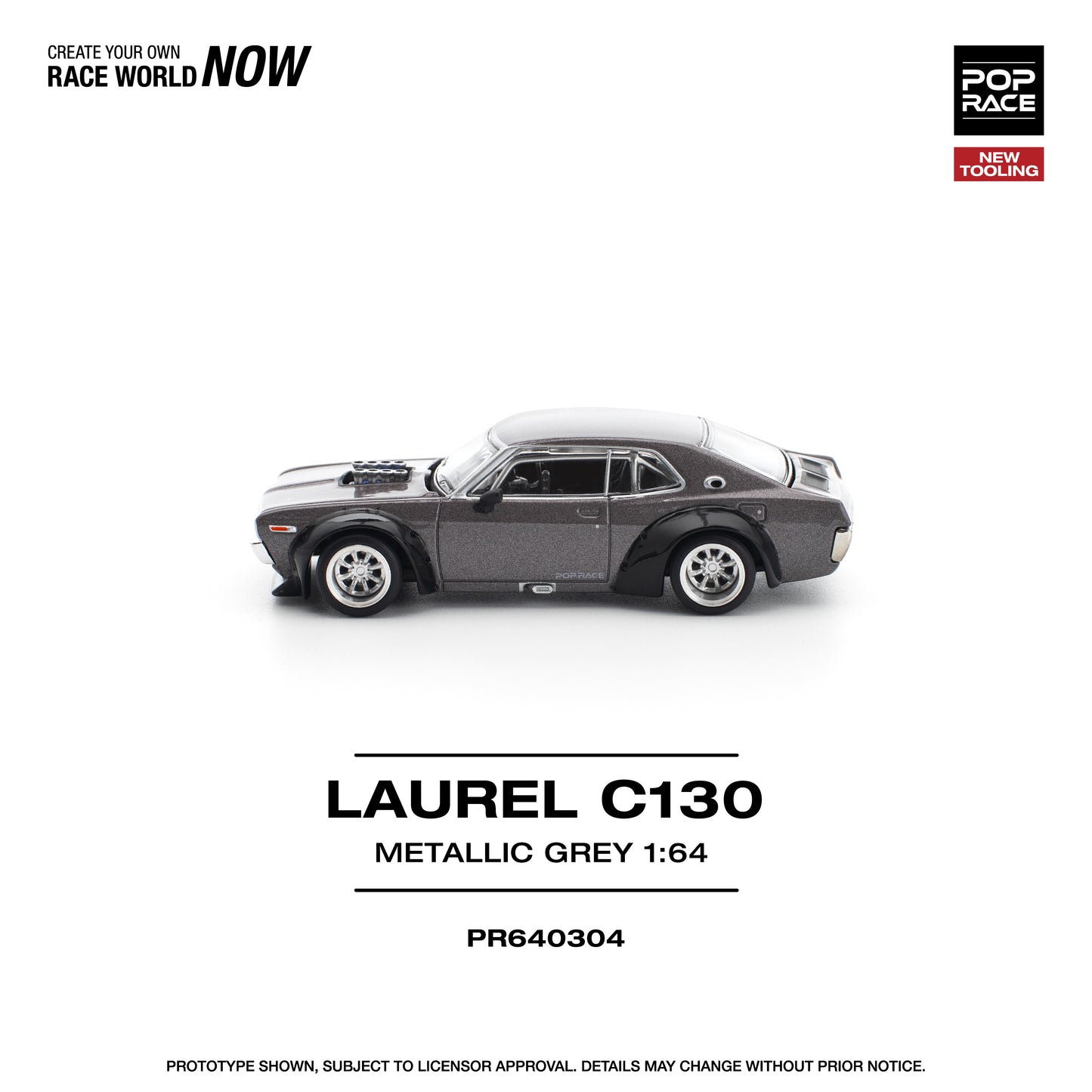 (Pre-Order) (PR640304) LAUREL C130 METALLIC GREY NEW TOOLING