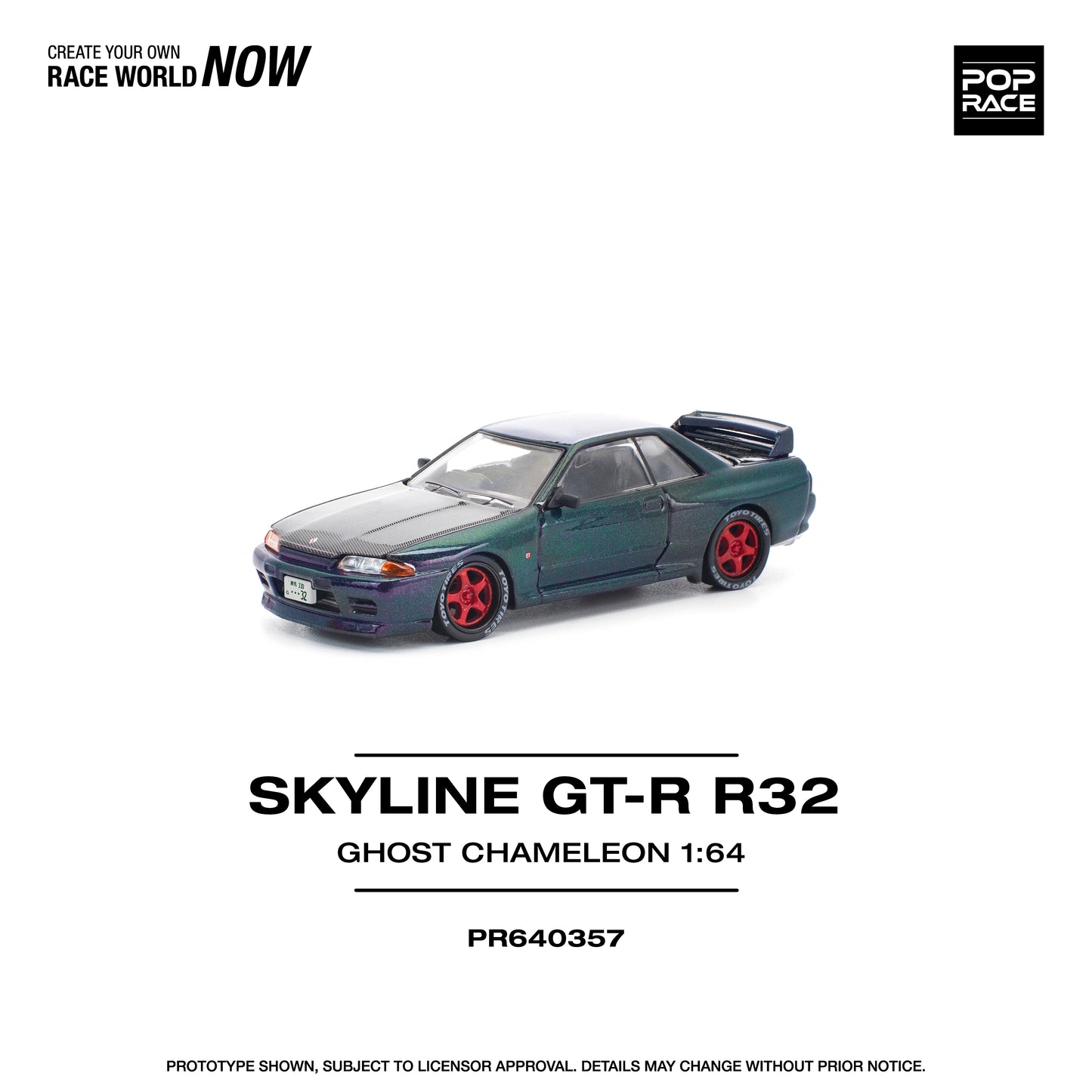 (Pre-Order) (PR640357) SKYLINE GT-R R32 GHOST CHAMELEON