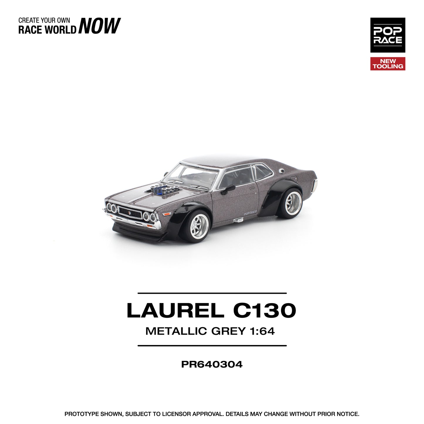 (Pre-Order) (PR640304) LAUREL C130 METALLIC GREY NEW TOOLING
