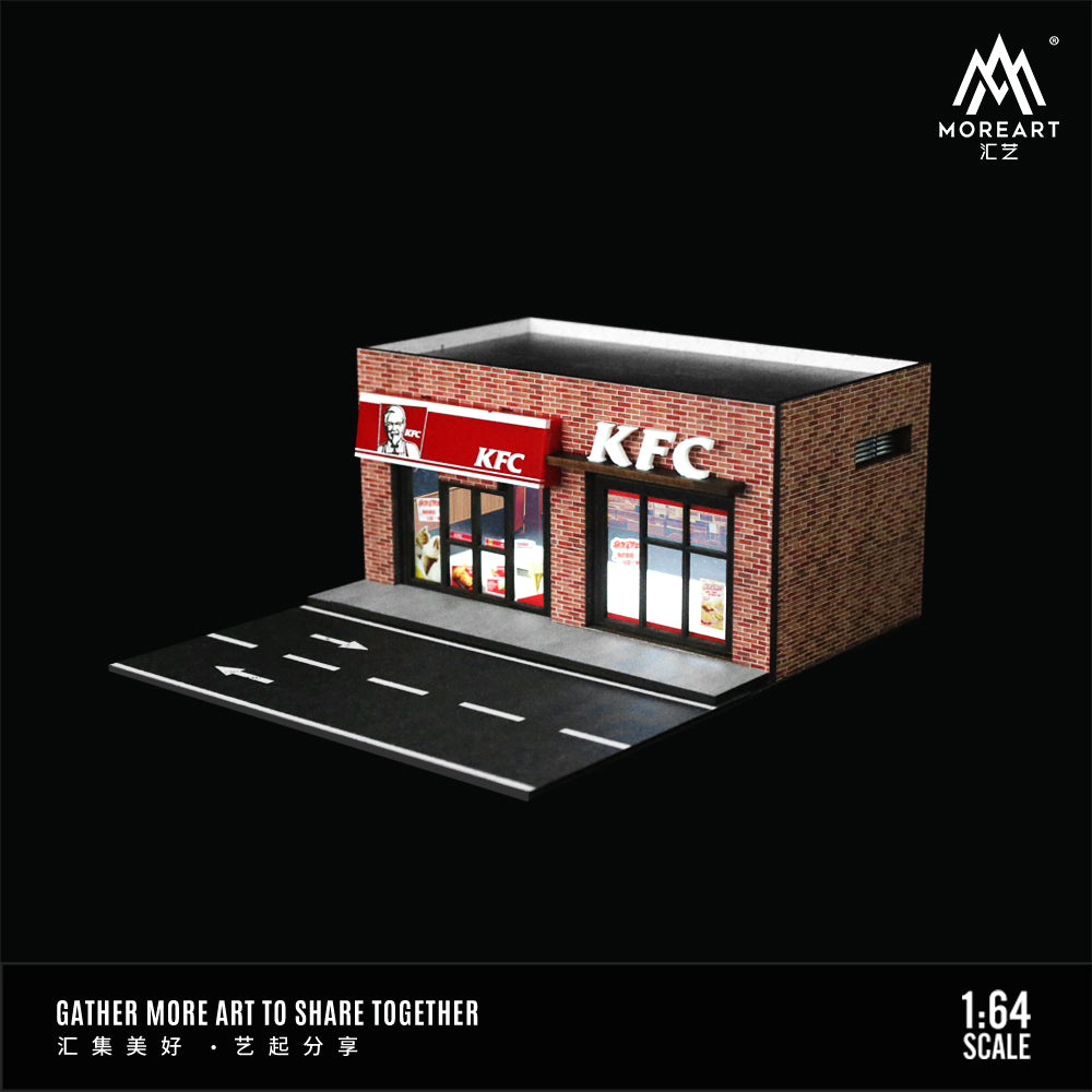 (MO941108) MoreArt 1:64 KFC Lighting Integrated Scene