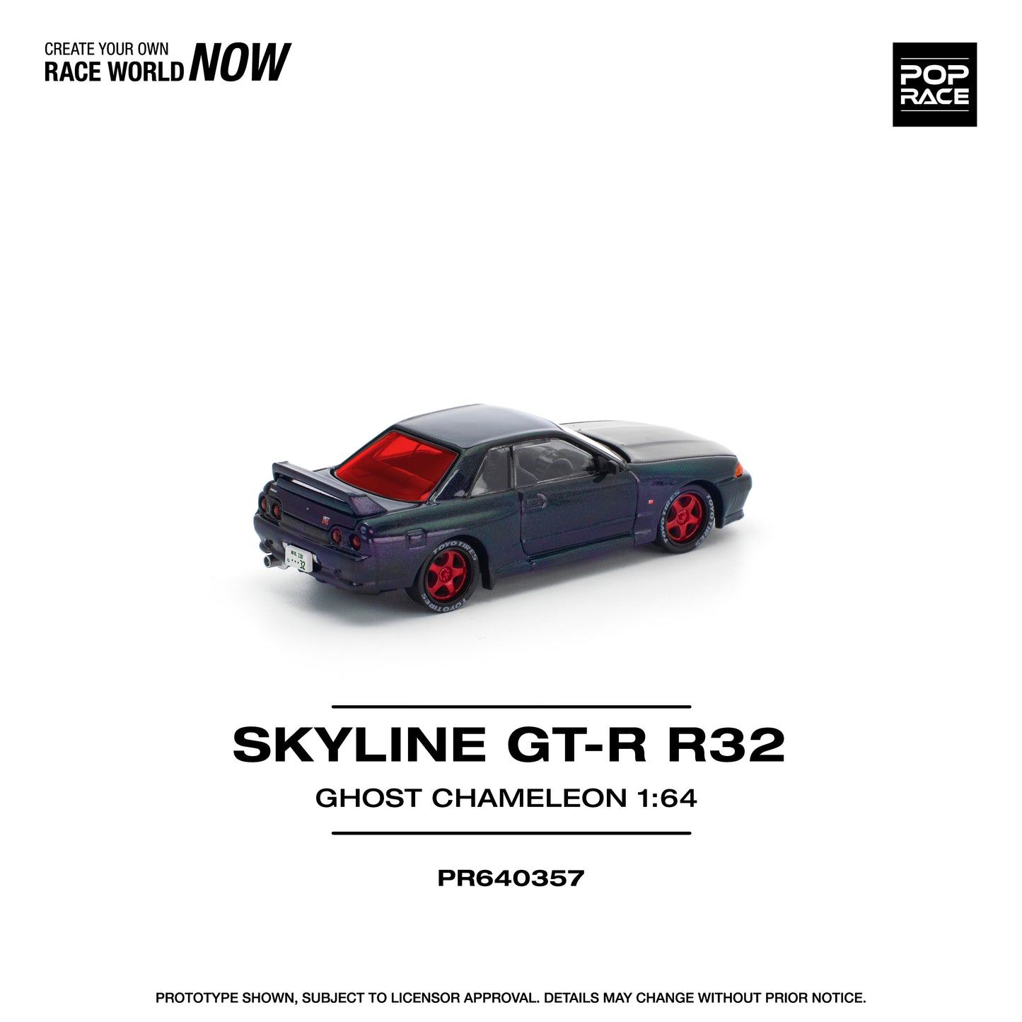 (Pre-Order) (PR640357) SKYLINE GT-R R32 GHOST CHAMELEON