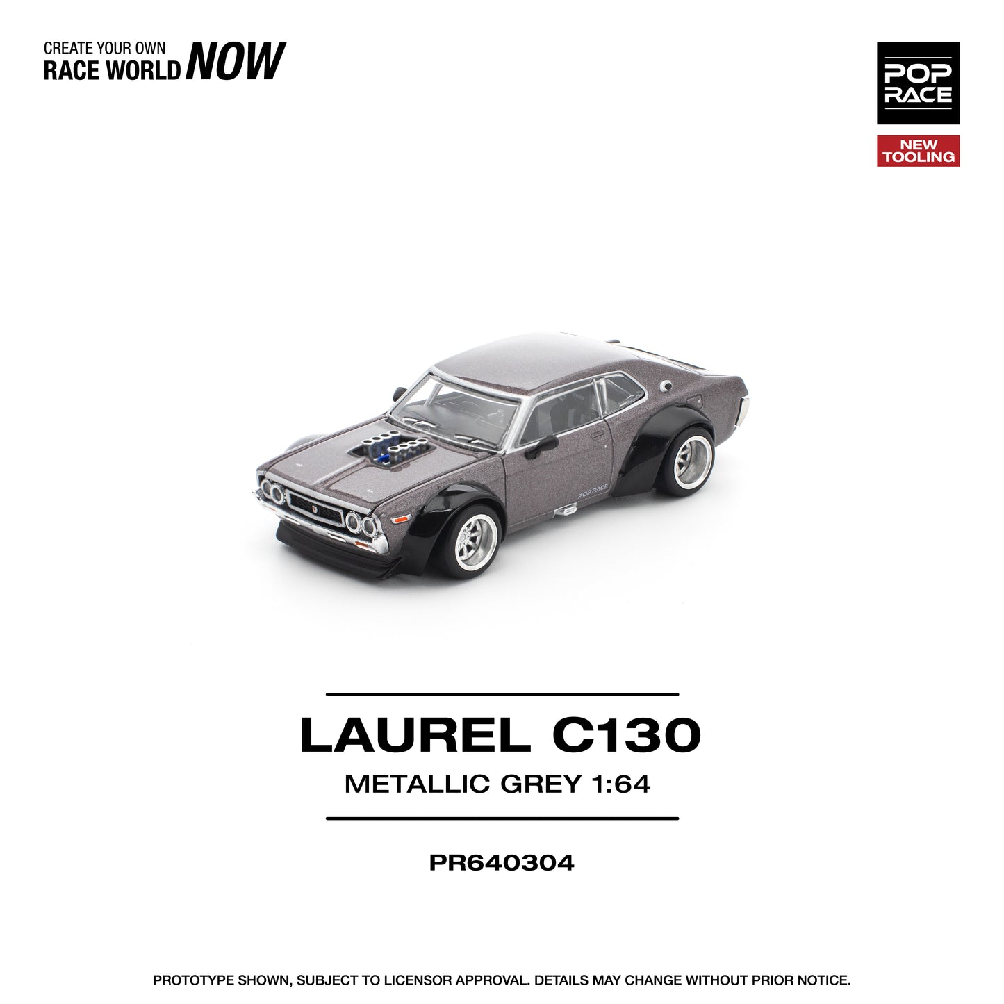 (Pre-Order) (PR640304) LAUREL C130 METALLIC GREY NEW TOOLING