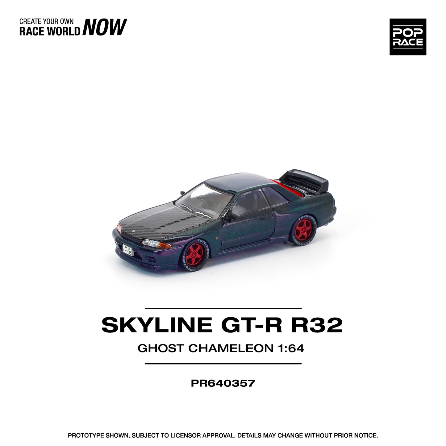 (Pre-Order) (PR640357) SKYLINE GT-R R32 GHOST CHAMELEON