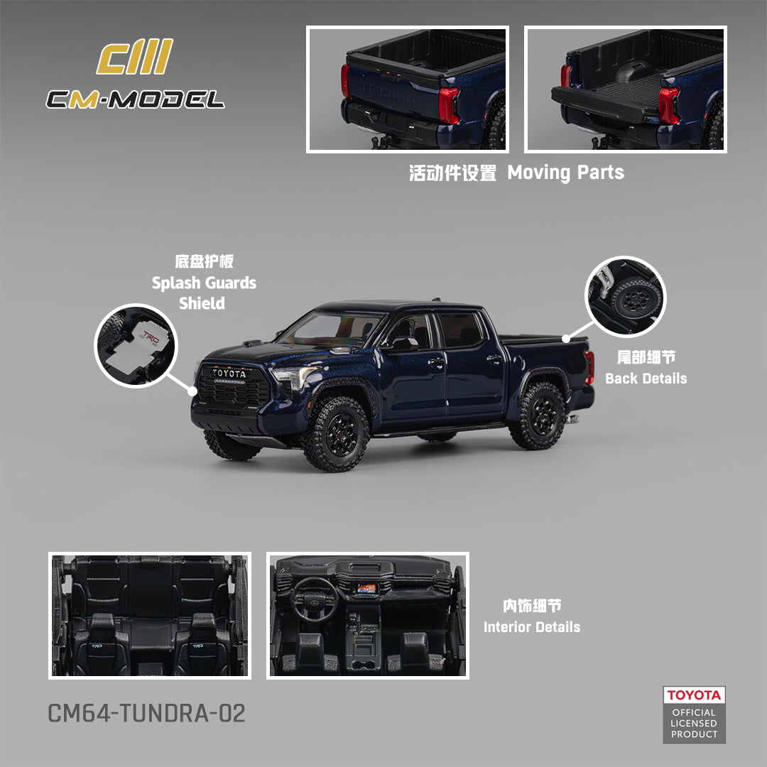 (Pre-Order)(CM64-Tundra-02) Toyota Tundar Metallic blue