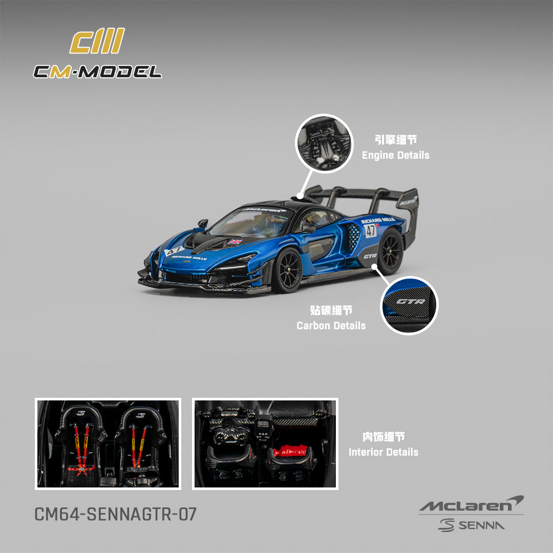 (Pre-Order) (CM64-SennaGTR-07) Mclaren Senna GTR #47