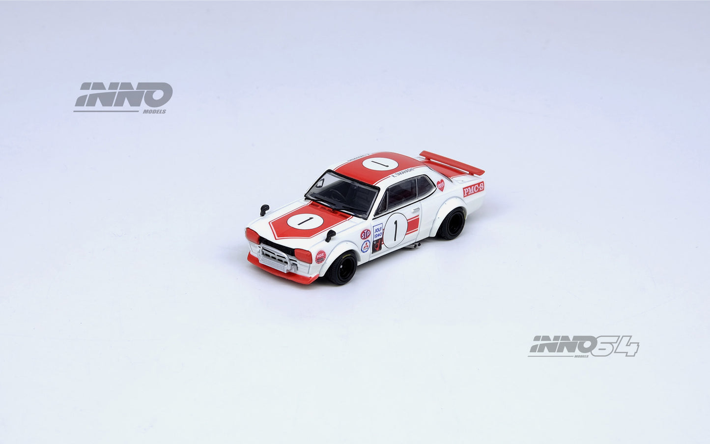 (Pre-Order) (IN64-KPGC10-FM1971) NISSAN SKYLINE 2000 GT-R KPGC10 #1 Takahashi Kunimitsu Fuji Masters 250Km 1971