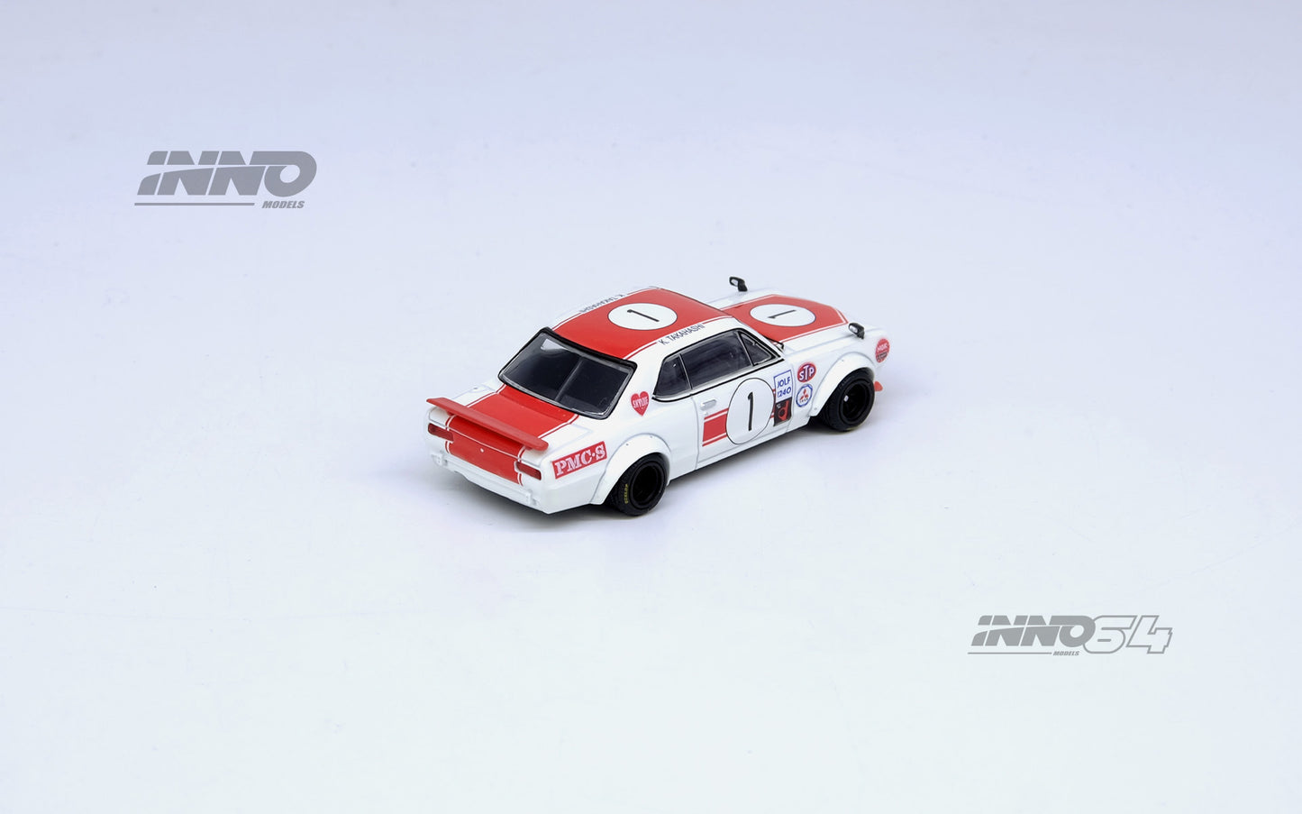 (Pre-Order) (IN64-KPGC10-FM1971) NISSAN SKYLINE 2000 GT-R KPGC10 #1 Takahashi Kunimitsu Fuji Masters 250Km 1971