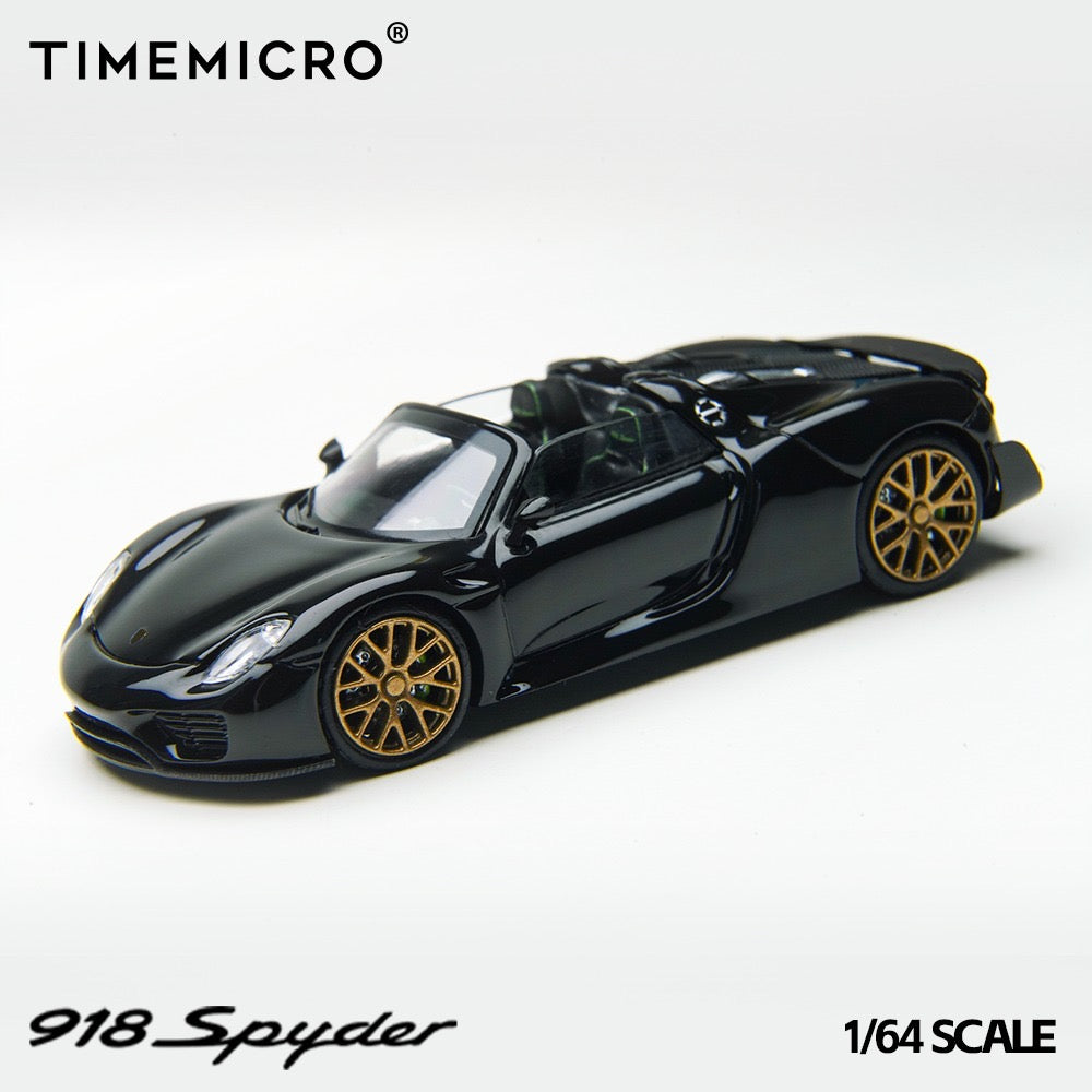 (Pre-Order) (TM643528) Porsche Spyder black and gold