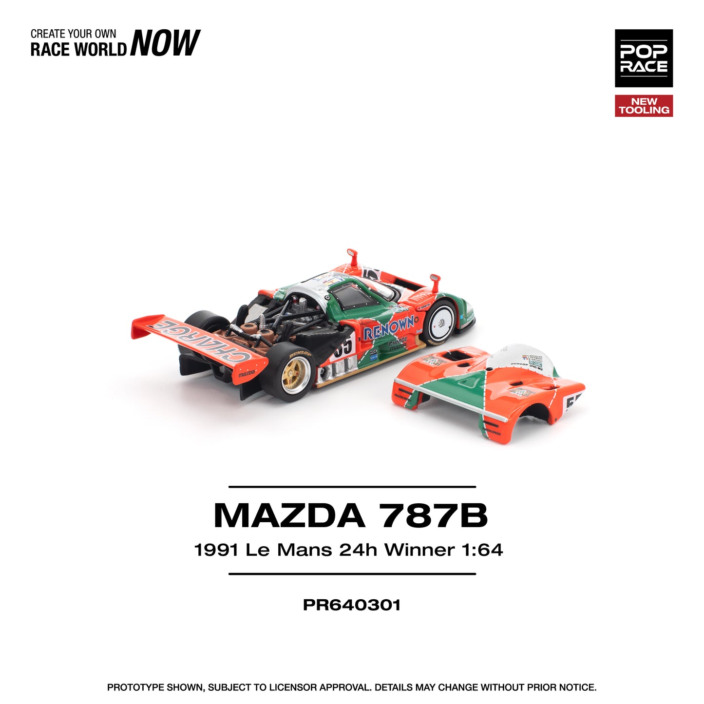 (Pre-Order) (PR640301) MAZDA 787B 1991 LE MANS 24H WINNER