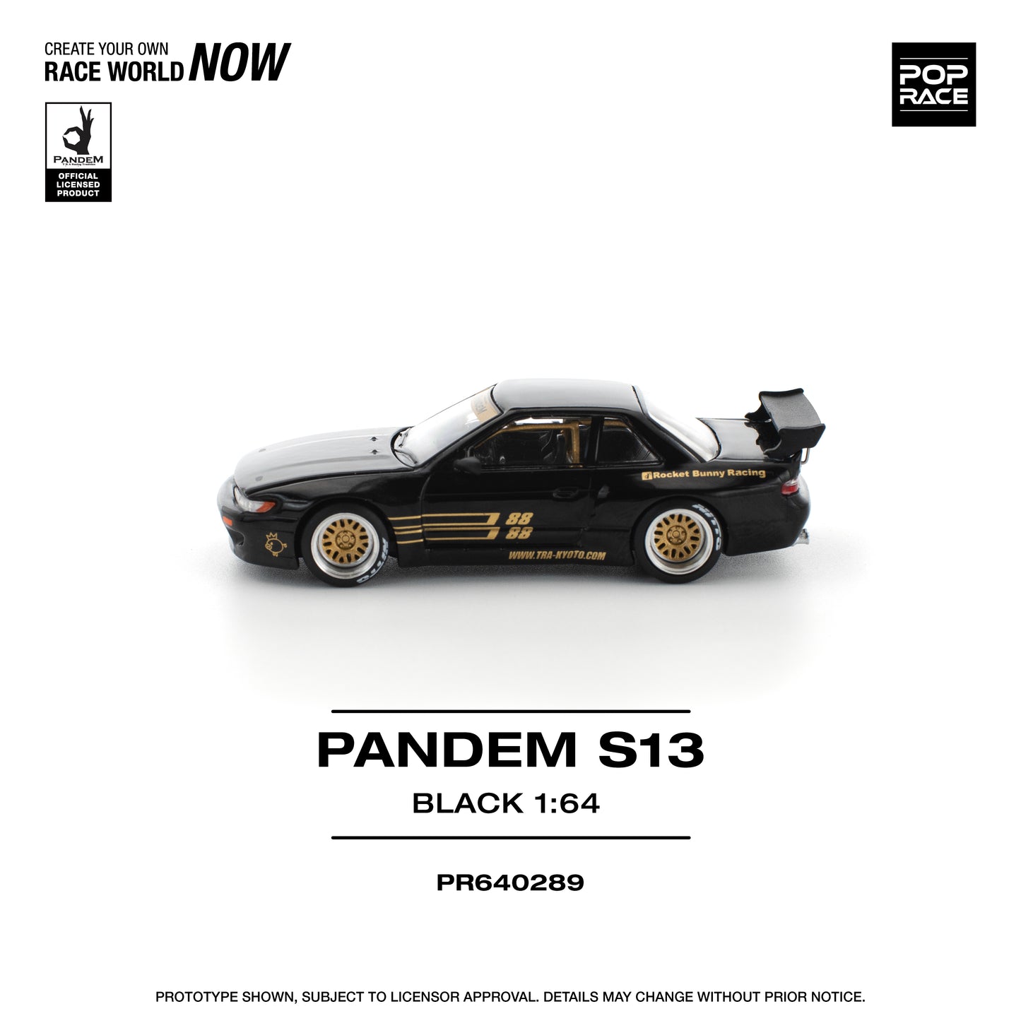 (Pre-Order) (PR640289) PANDEM SILVIA S13 - BLACK