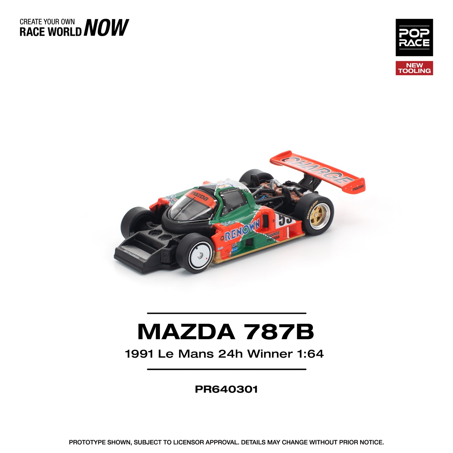 (Pre-Order) (PR640301) MAZDA 787B 1991 LE MANS 24H WINNER