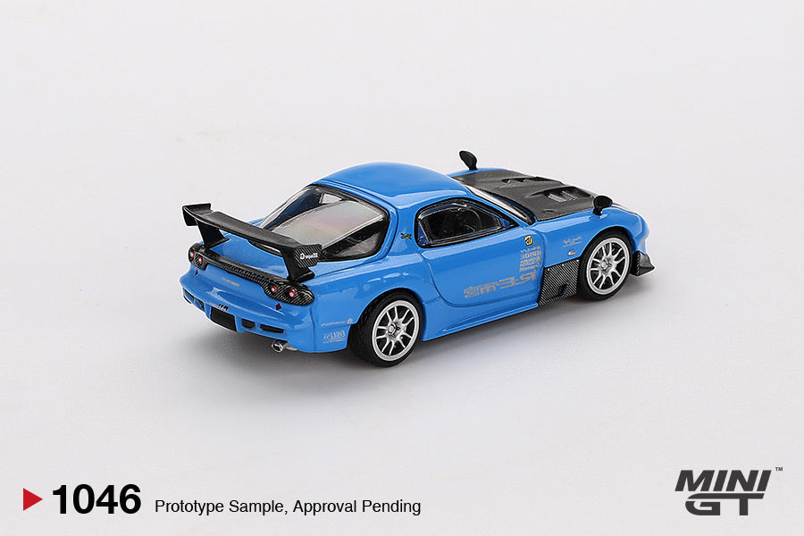 (Pre-Order) (MGT01046-BL) - Mazda RX-7 RE-AMEMIYA 20B NA 3ROTOR-7 AMA-SAN GO - (Blister version)