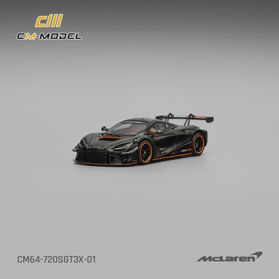 (Pre-Order)(CM64-720SGT3X-01) Mclaren 720SGT3X Black