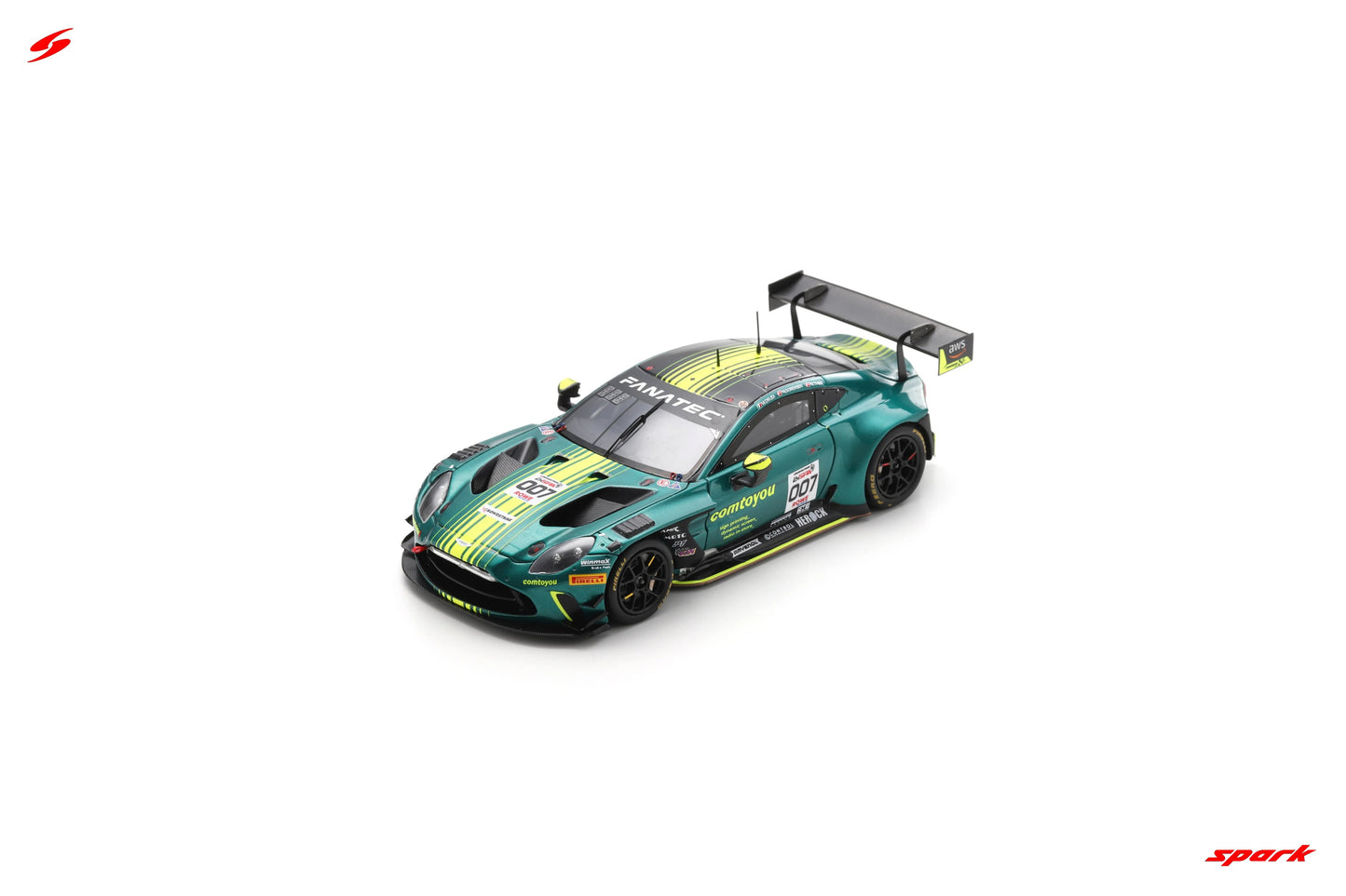 (Pre-Order)(64SPA2024) Aston Martin Vantage AMR GT3 EVO No.007 Comtoyou Racing
