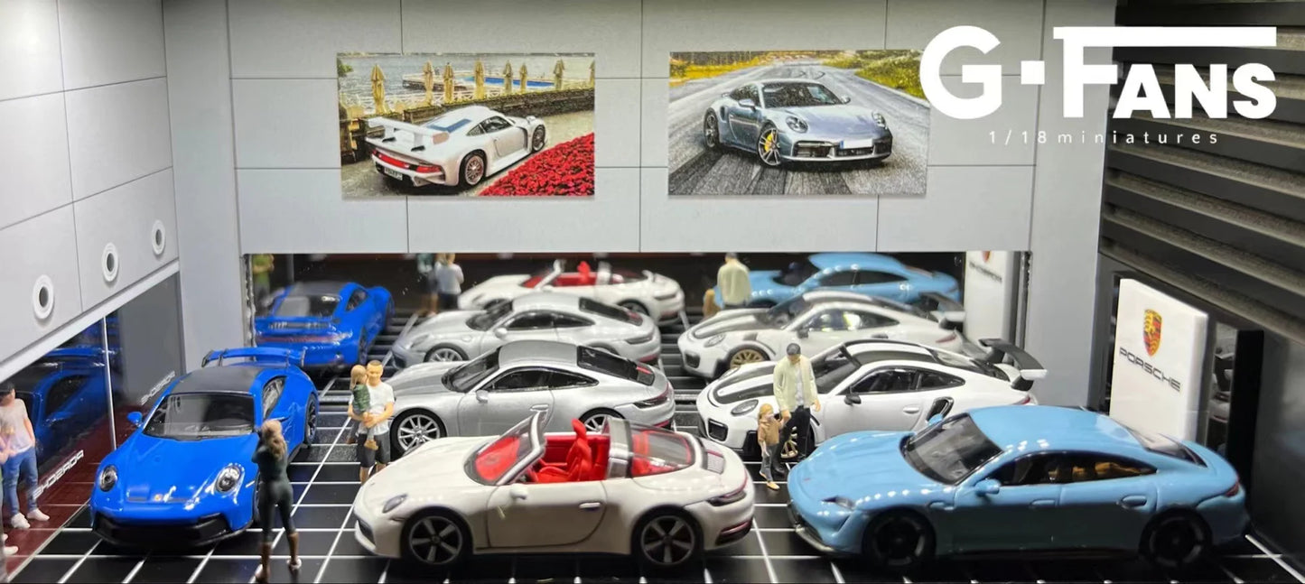 (710031) - G-Fans 1:64 Porsche Diorama