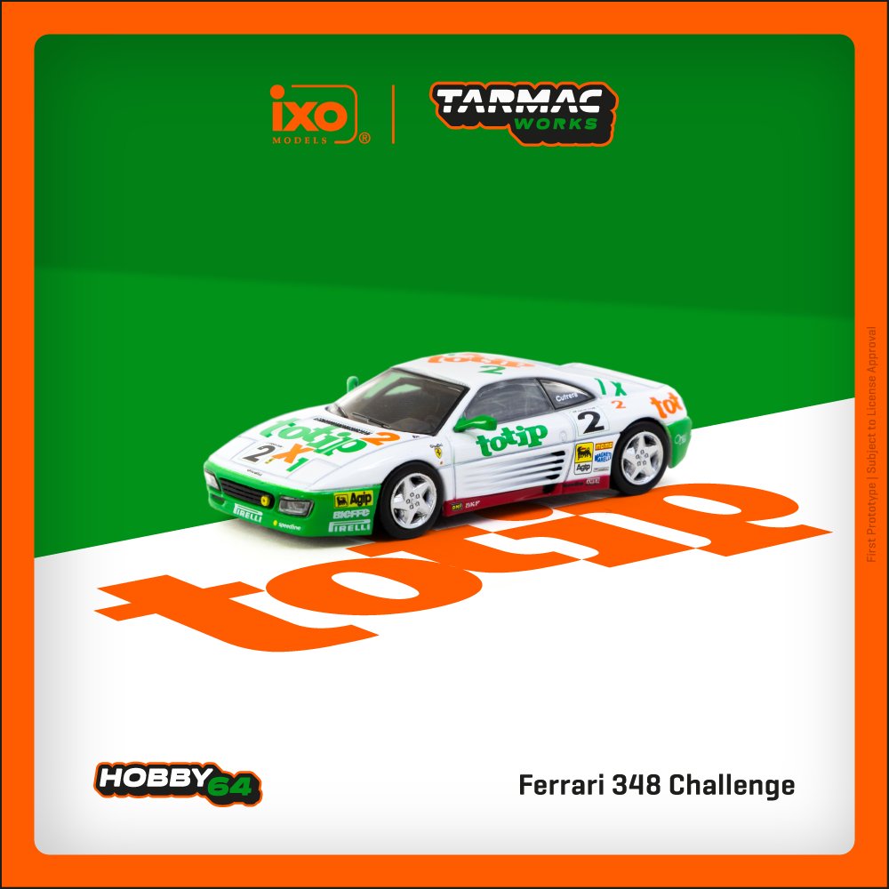 (Pre-Order) (T64-082-93CHA02) - Ferrari 348 Challenge