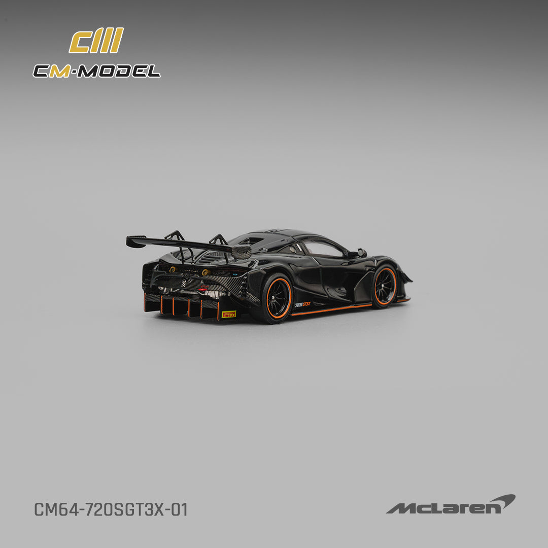 (Pre-Order)(CM64-720SGT3X-01) Mclaren 720SGT3X Black