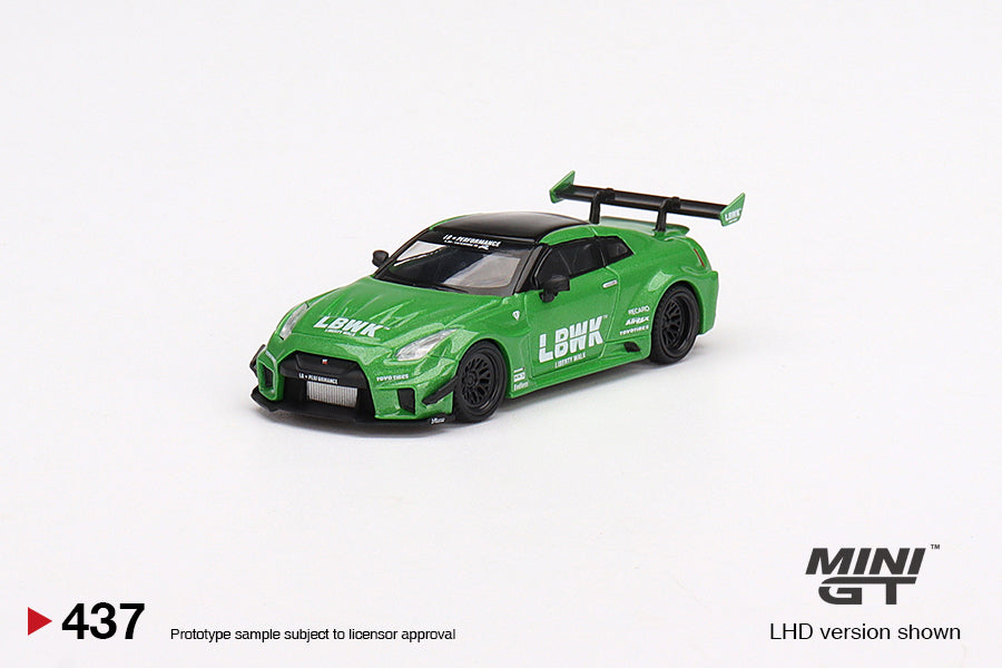 (MGT00437) - LB-Silhouette WORKS GT NISSAN 35GT-RR Ver.2 Apple Green (Box Version)