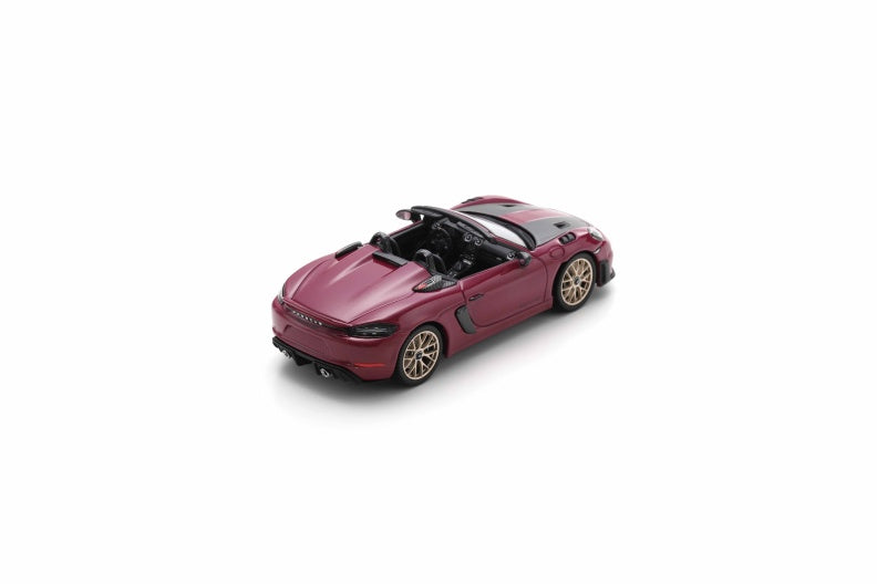 (Pre-Order) (43U00011) (1:43) Porsche 718 Spyder RS ruby-star with Weissach Package - 2023