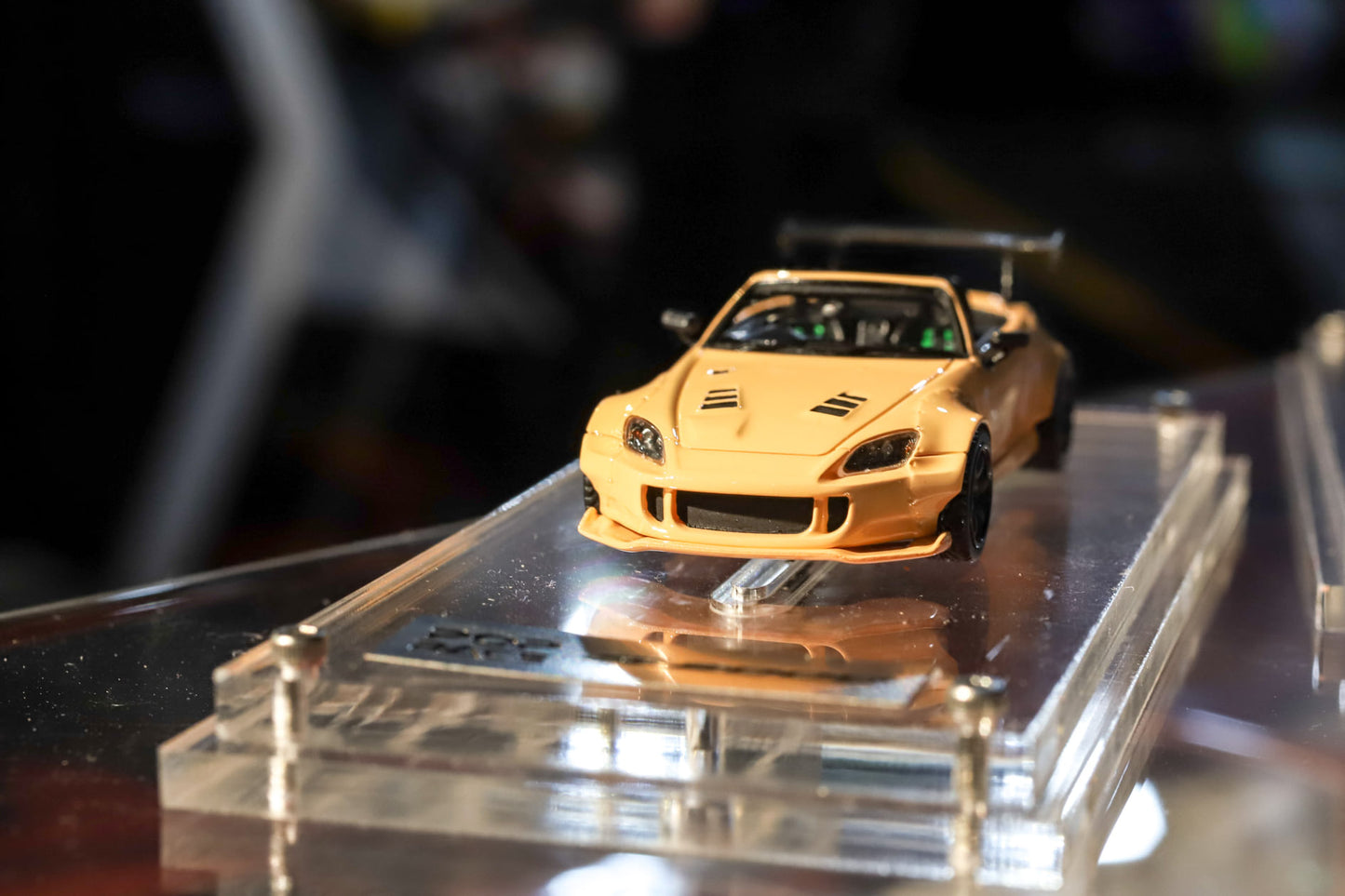 (PR64-S2000-YLO) (RESIN) S2000 Hong Kong Toy Car Salon Exclusive