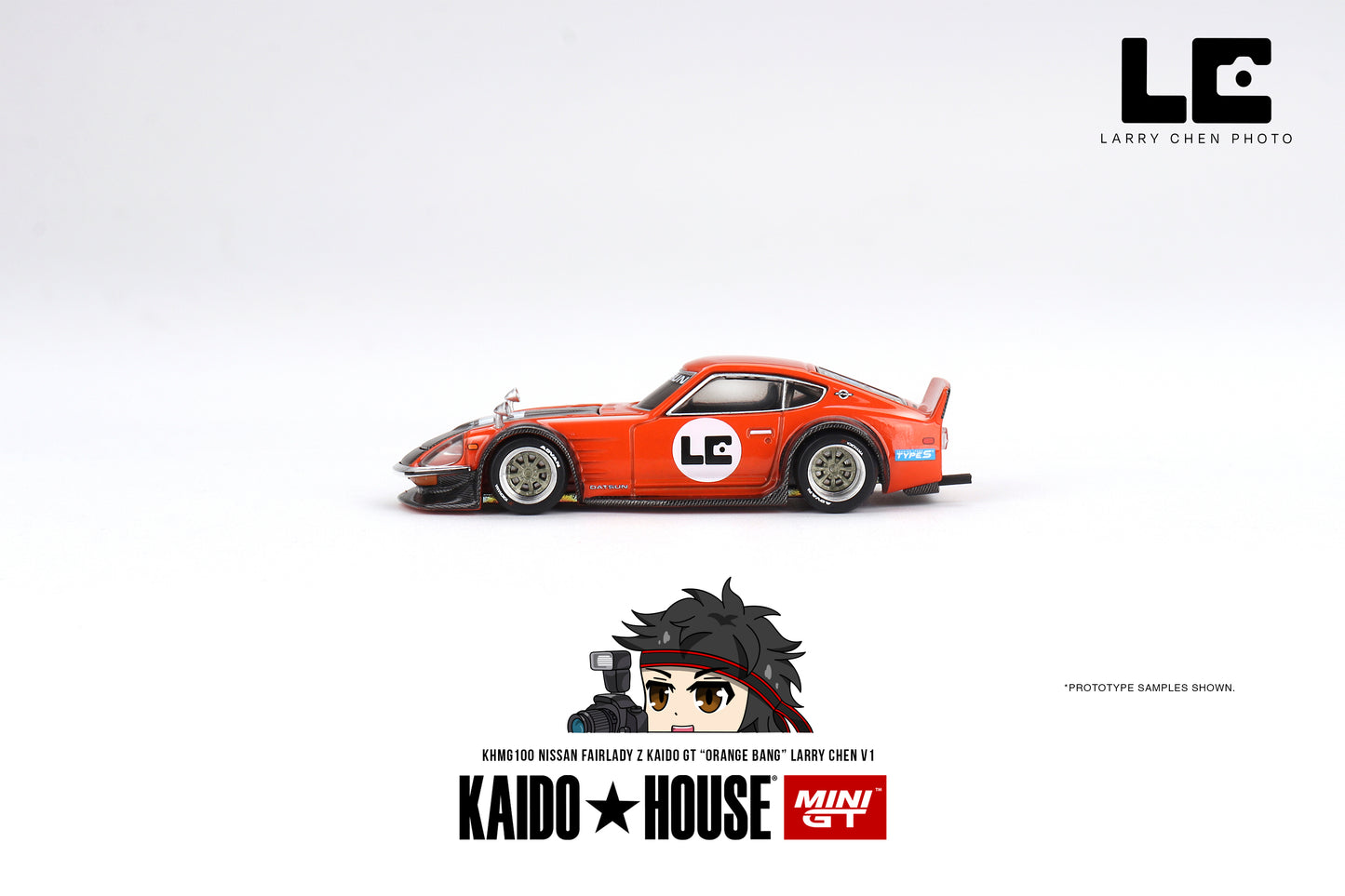 (KHMG100) Nissan Fairlady Z Kaido GT 'ORANGE BANG' Larry Chen V1