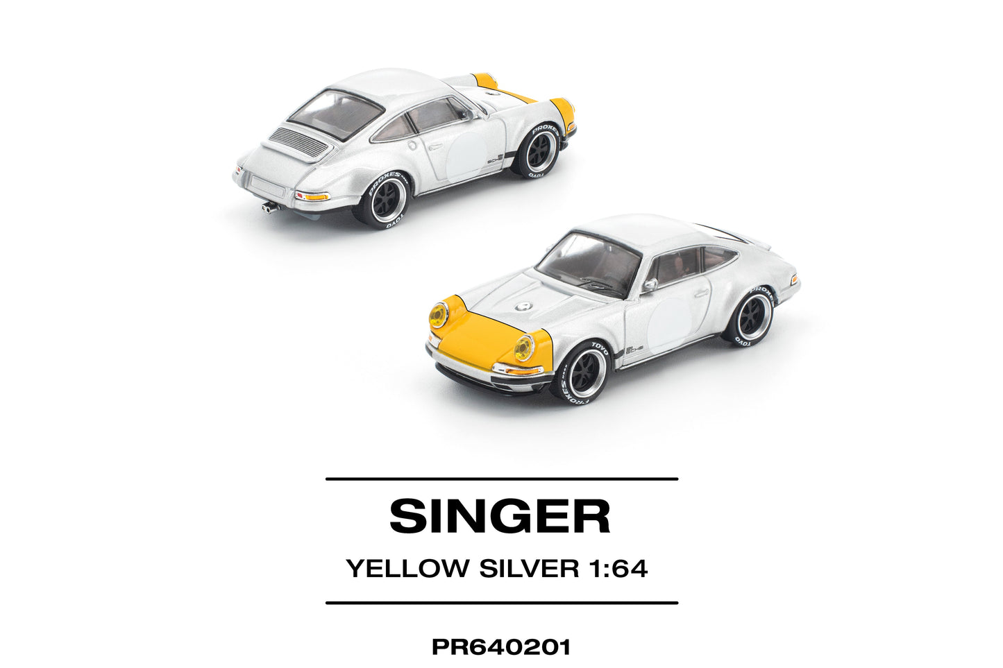 (Pre-Order) (PR640201) SINGER 911 SCCS HOMAGE YELLOW/SILVER