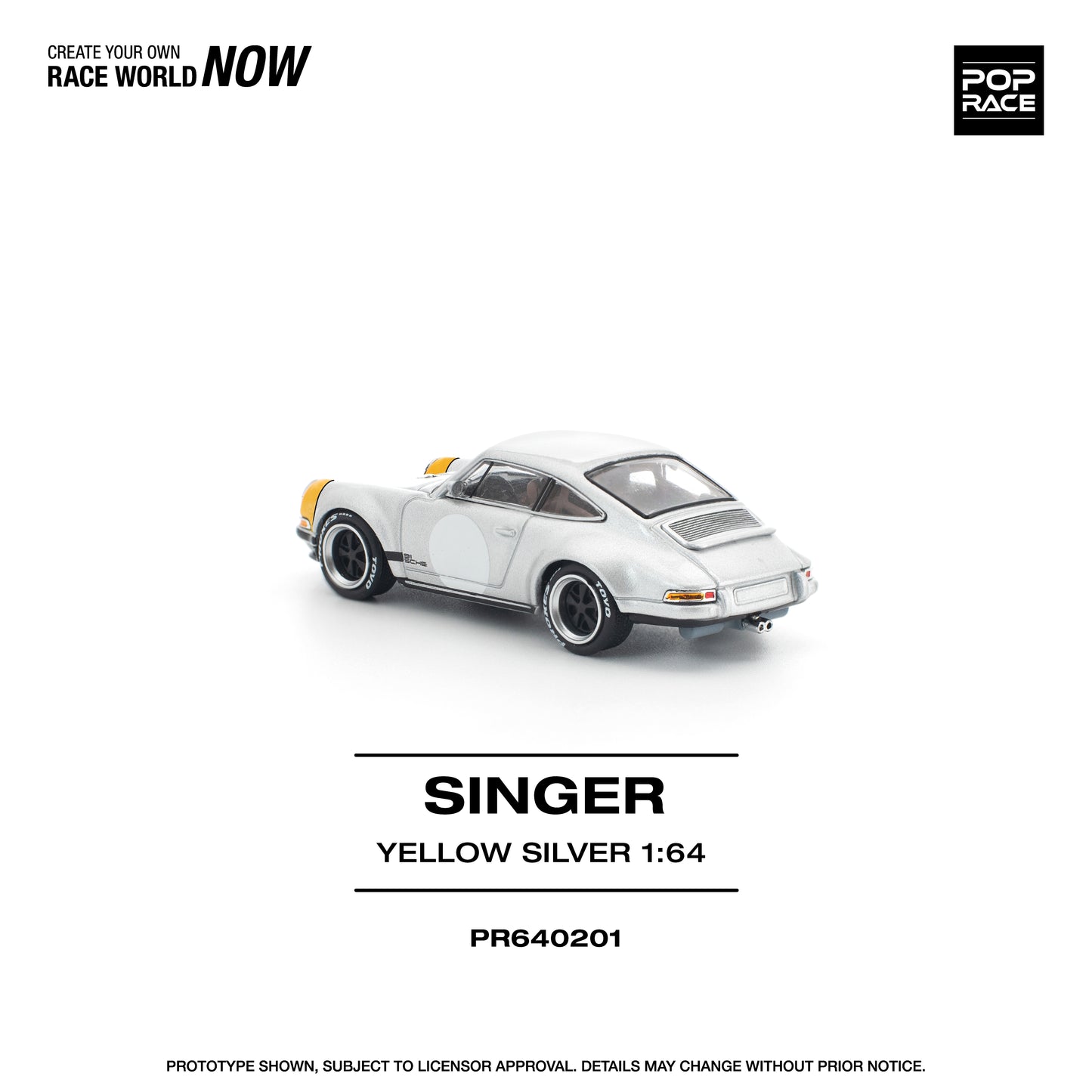 (Pre-Order) (PR640201) SINGER 911 SCCS HOMAGE YELLOW/SILVER