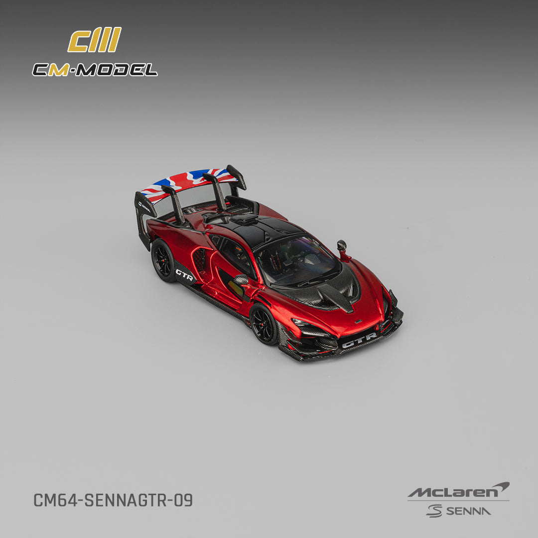 (Pre-Order)(CM64-SennaGTR-09) Mclaren SennaGTR (Metallic Red)