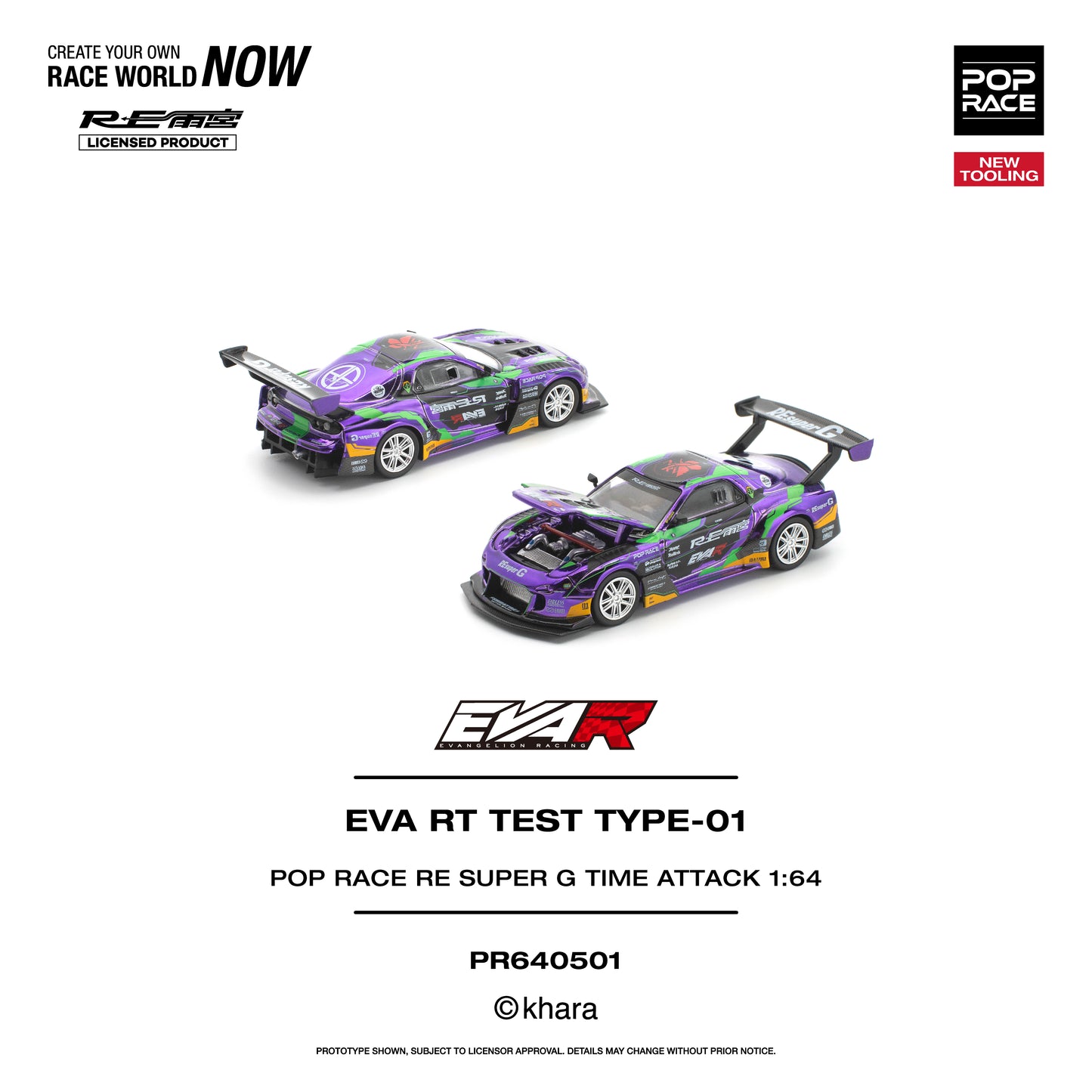 (Pre-Order) (PR640501) EVA RT TEST TYPE-01 POP RACE RE SUPER G TIME ATTACK