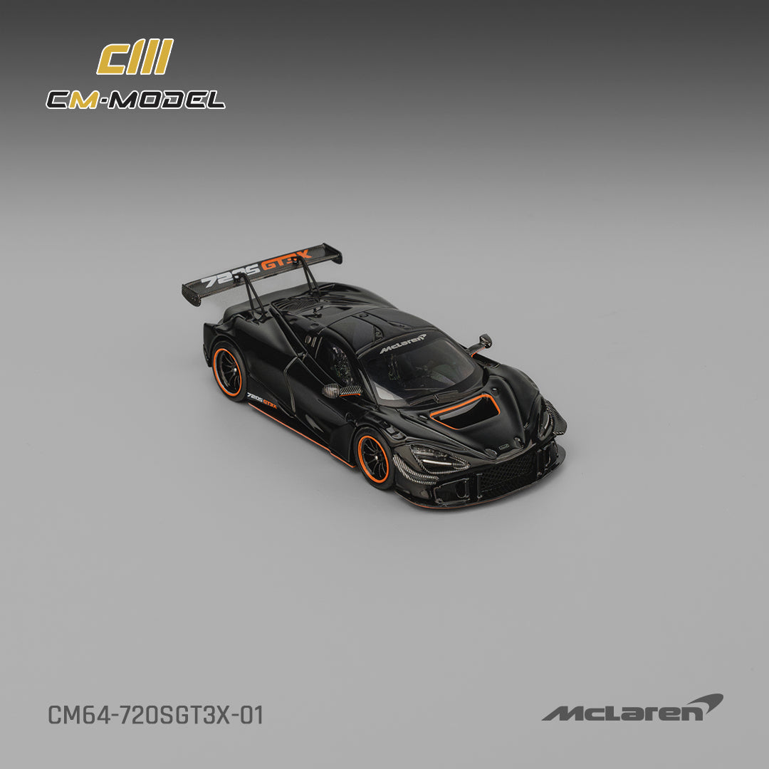 (Pre-Order)(CM64-720SGT3X-01) Mclaren 720SGT3X Black