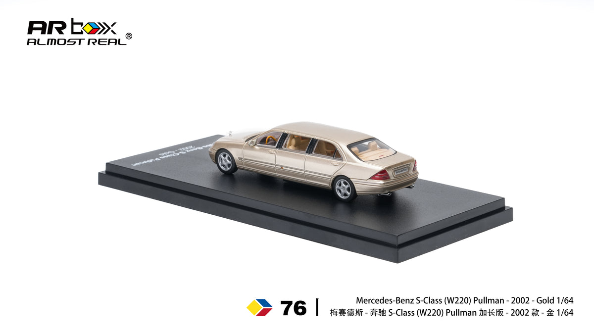 (Pre-Order)(620412001) AR Box - Mercedes-Benz S-Class Pullman - 2002 - Gold