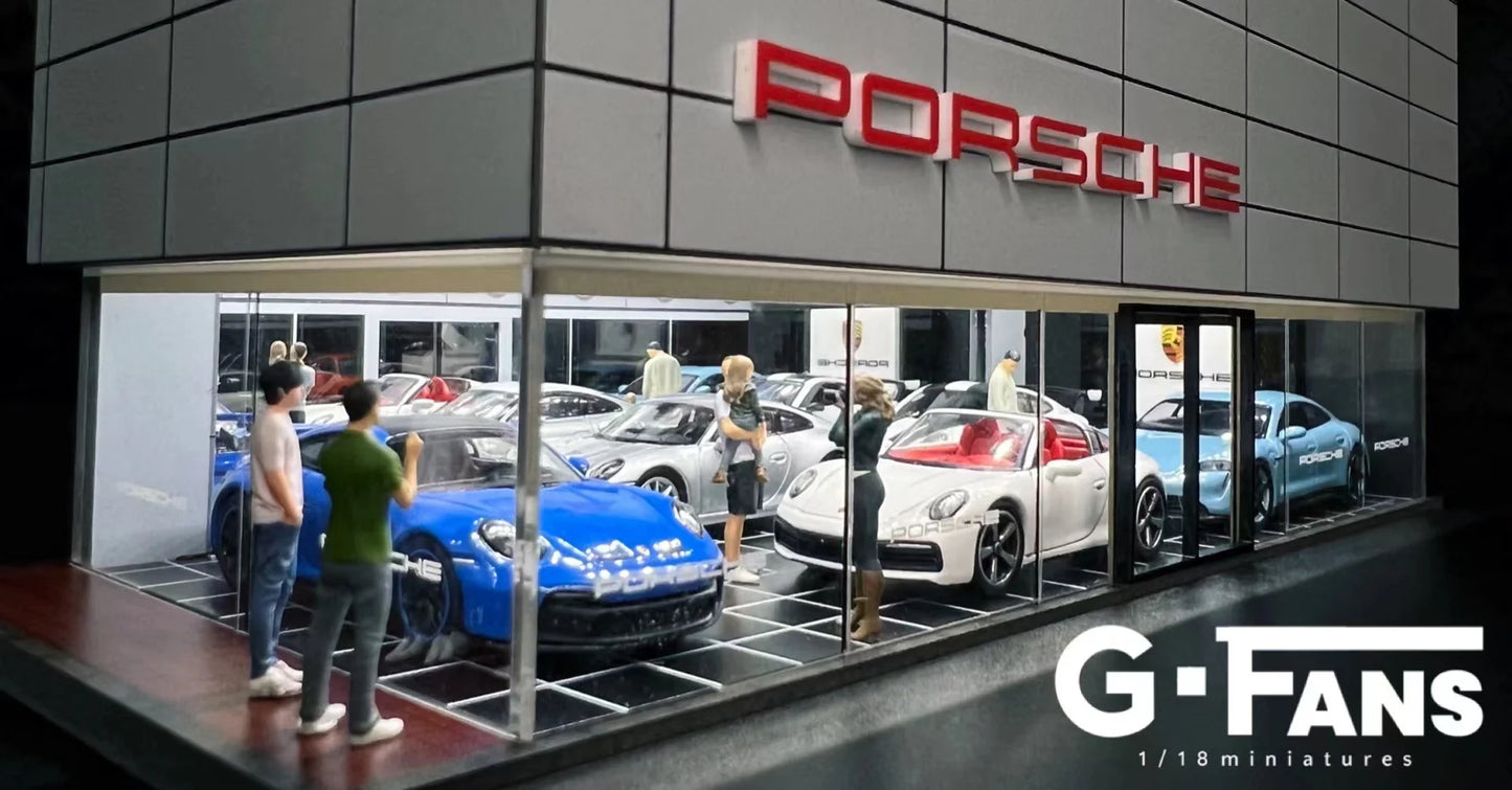 (710031) - G-Fans 1:64 Porsche Diorama