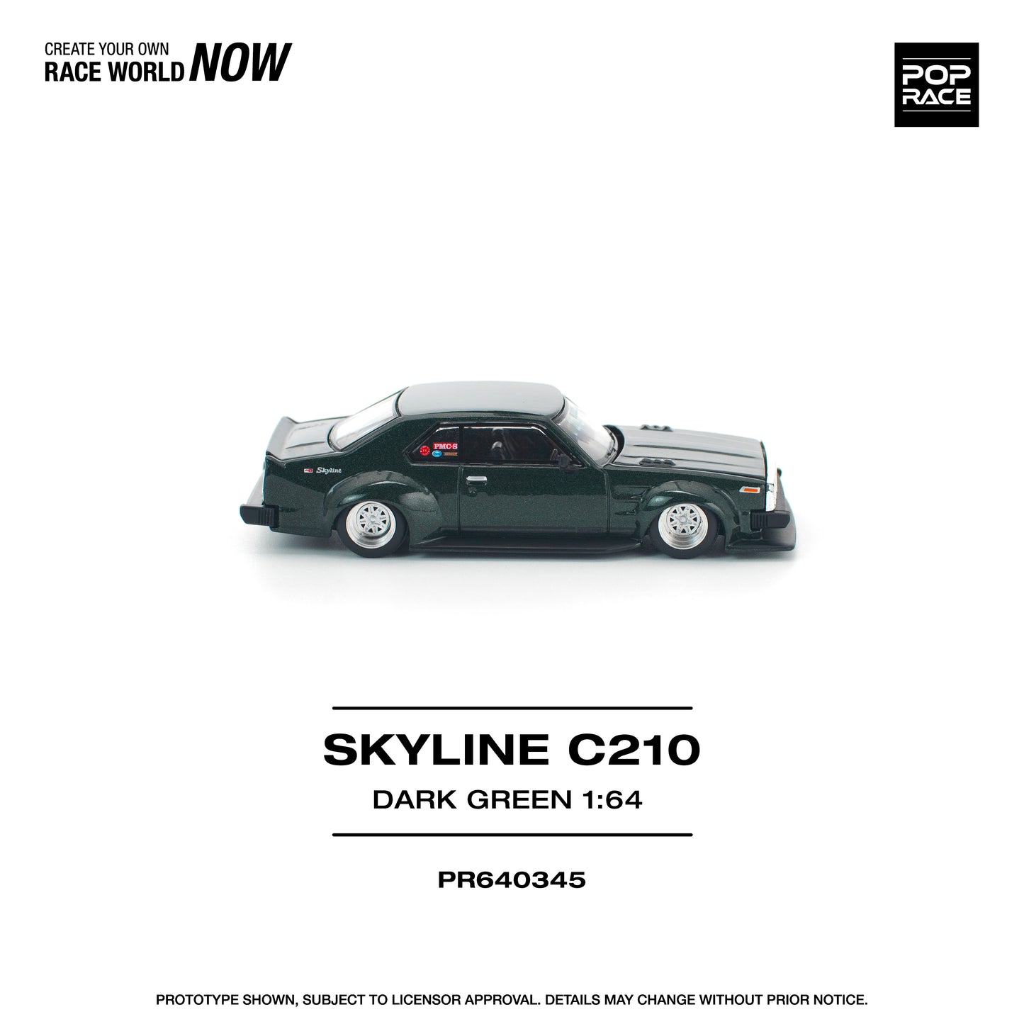 (Pre-Order) (PR640345) SKYLINE C210 DARK GREEN