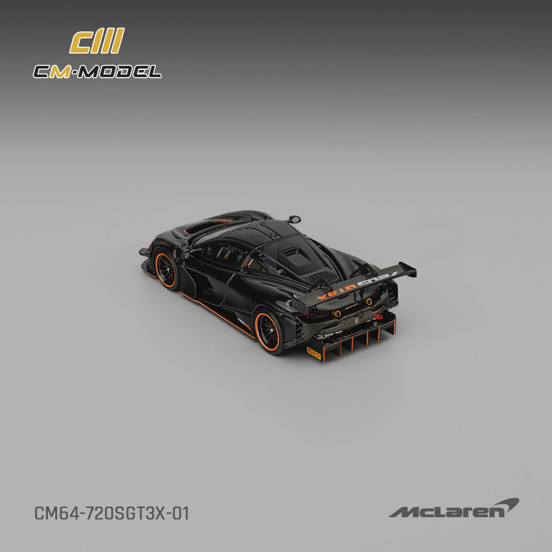 (Pre-Order)(CM64-720SGT3X-01) Mclaren 720SGT3X Black