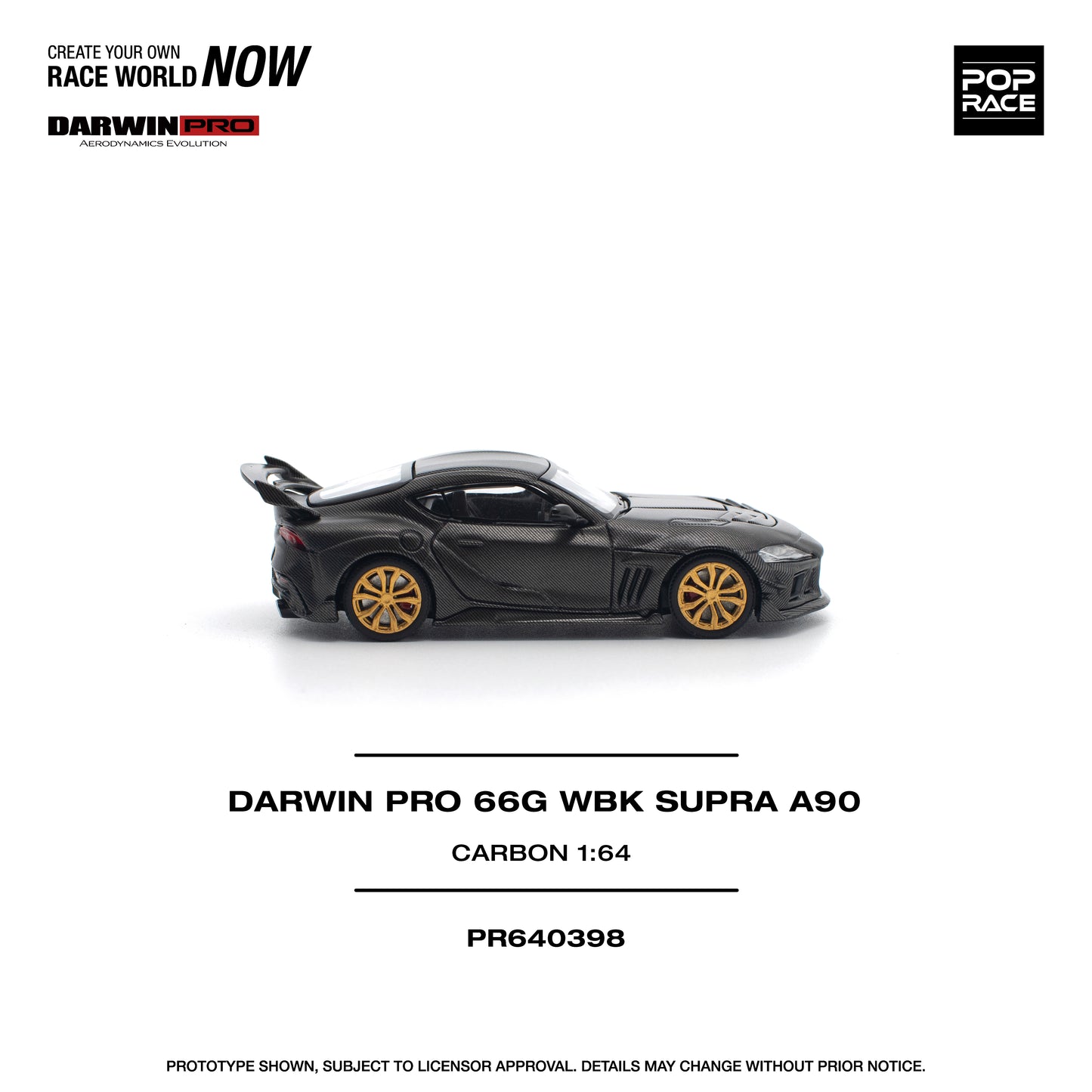 (Pre-Order) (PR640398) DARWIN PRO 66G WBK SUPRA A90 CARBON EDITION